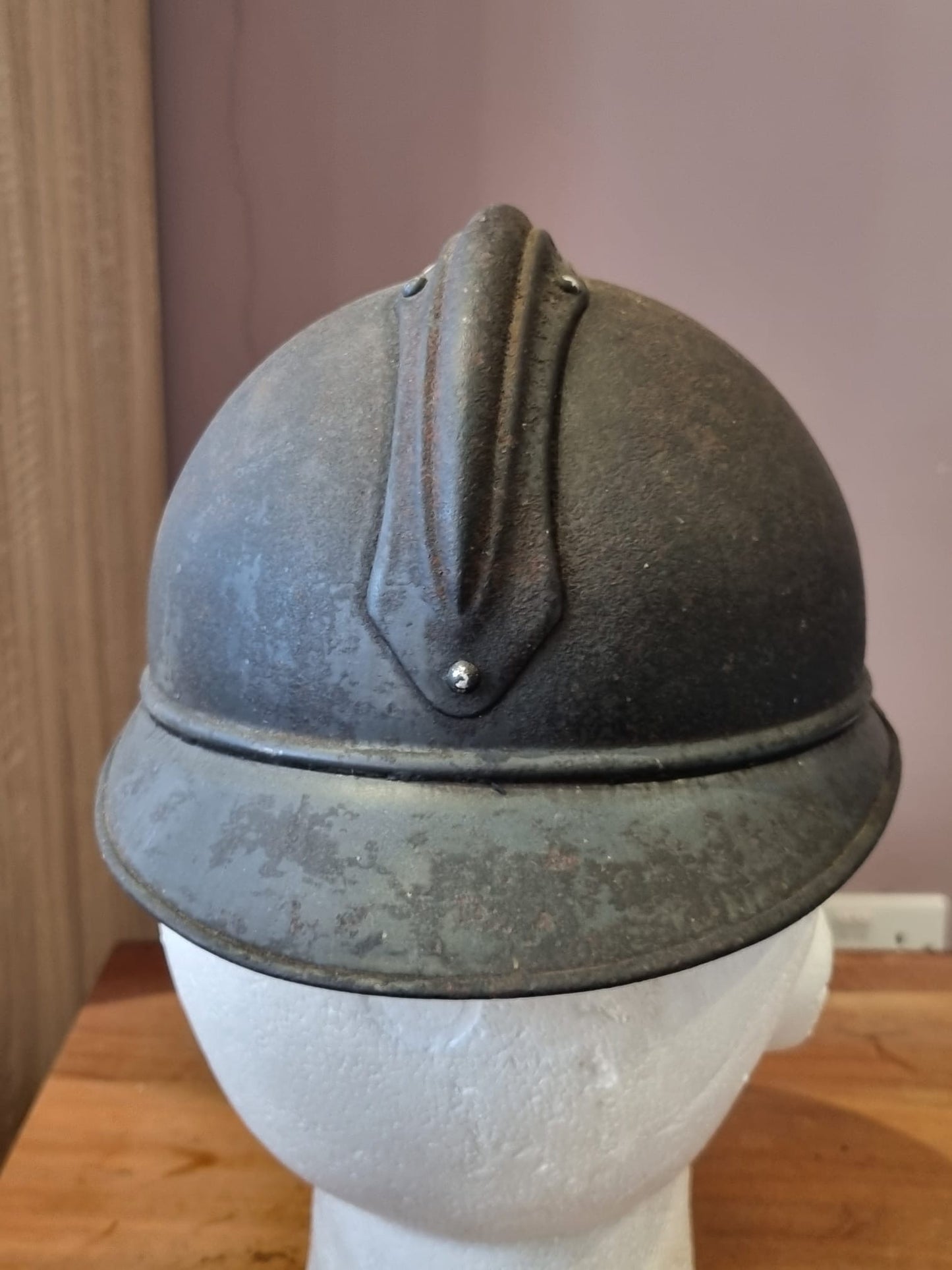 SOLD! WW1 French Engineers M15 ‘Adrian’ Helmet- Named