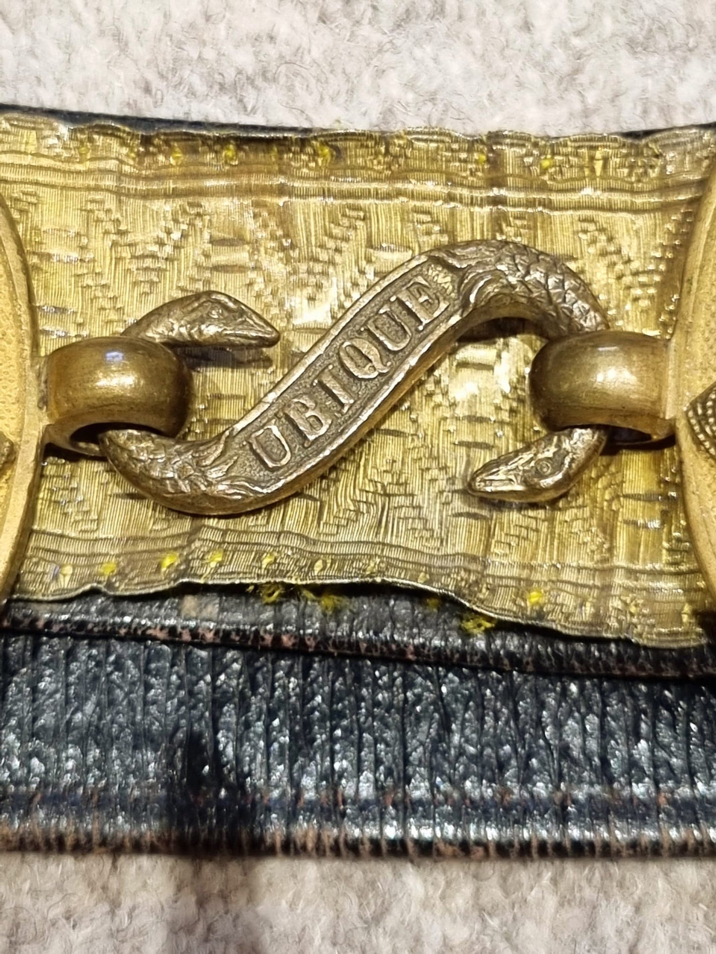 SOLD! Victorian Royal Artillery Officer’s Full Dress Belt and Hanger