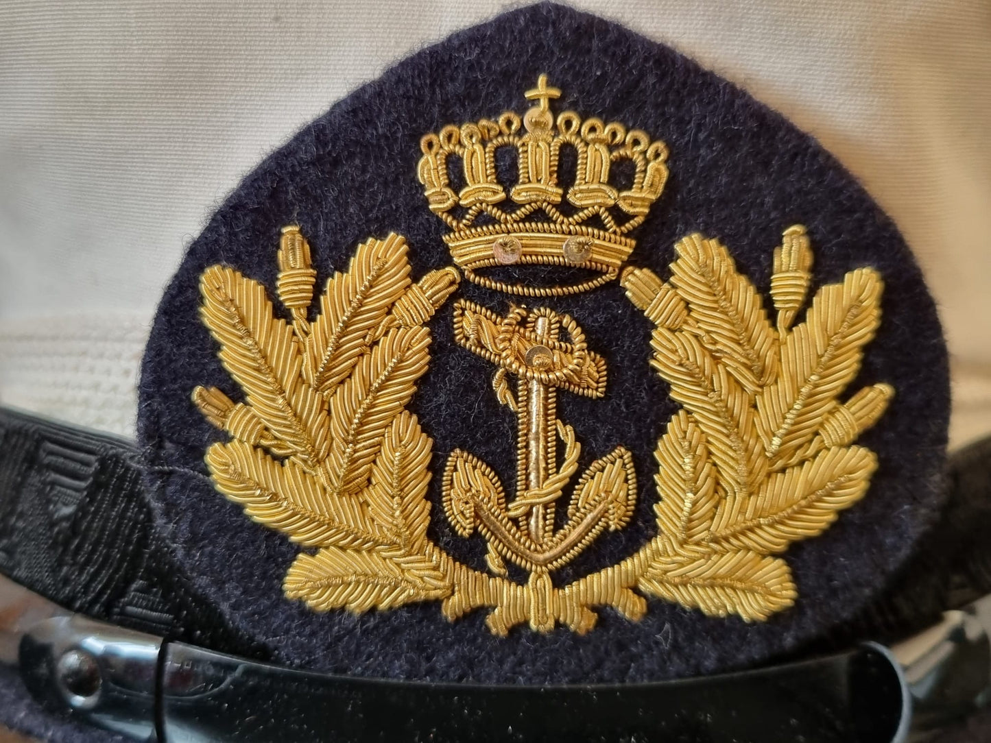 SOLD! Post War Dutch Royal Navy Officer’s Visor Cap