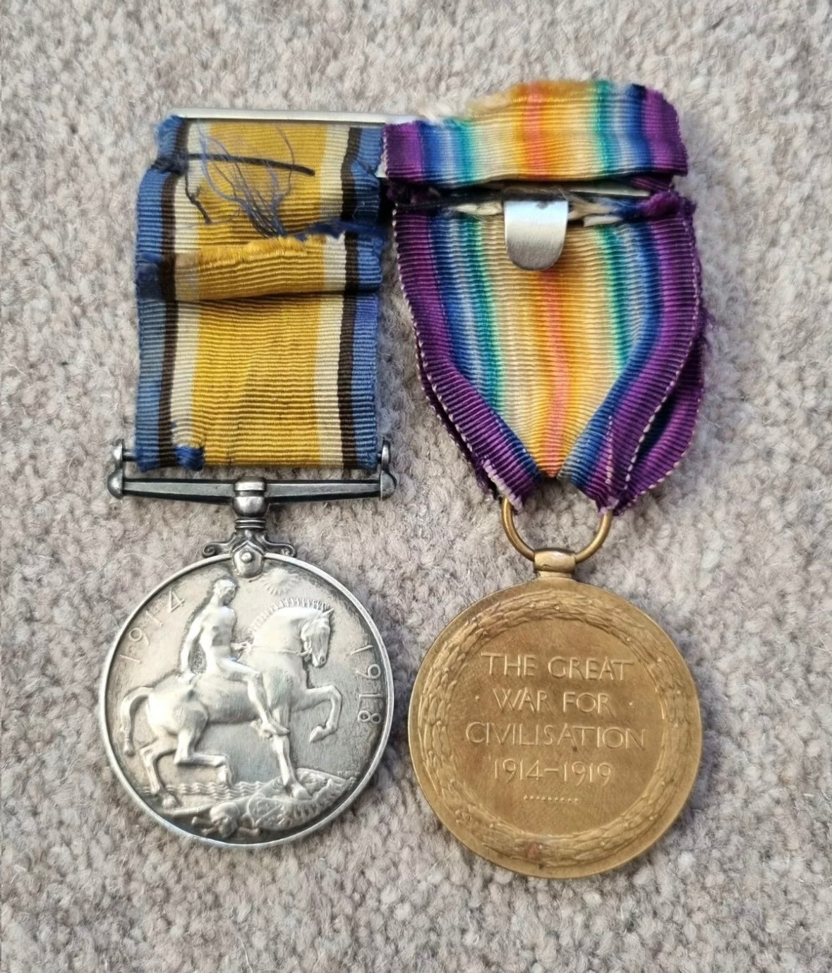WW1 Medal Group & 1914 Princess Mary Christmas Tin to Alexander and William McNaughton, Highland Light Infantry and Argyll & Sutherland Highlanders