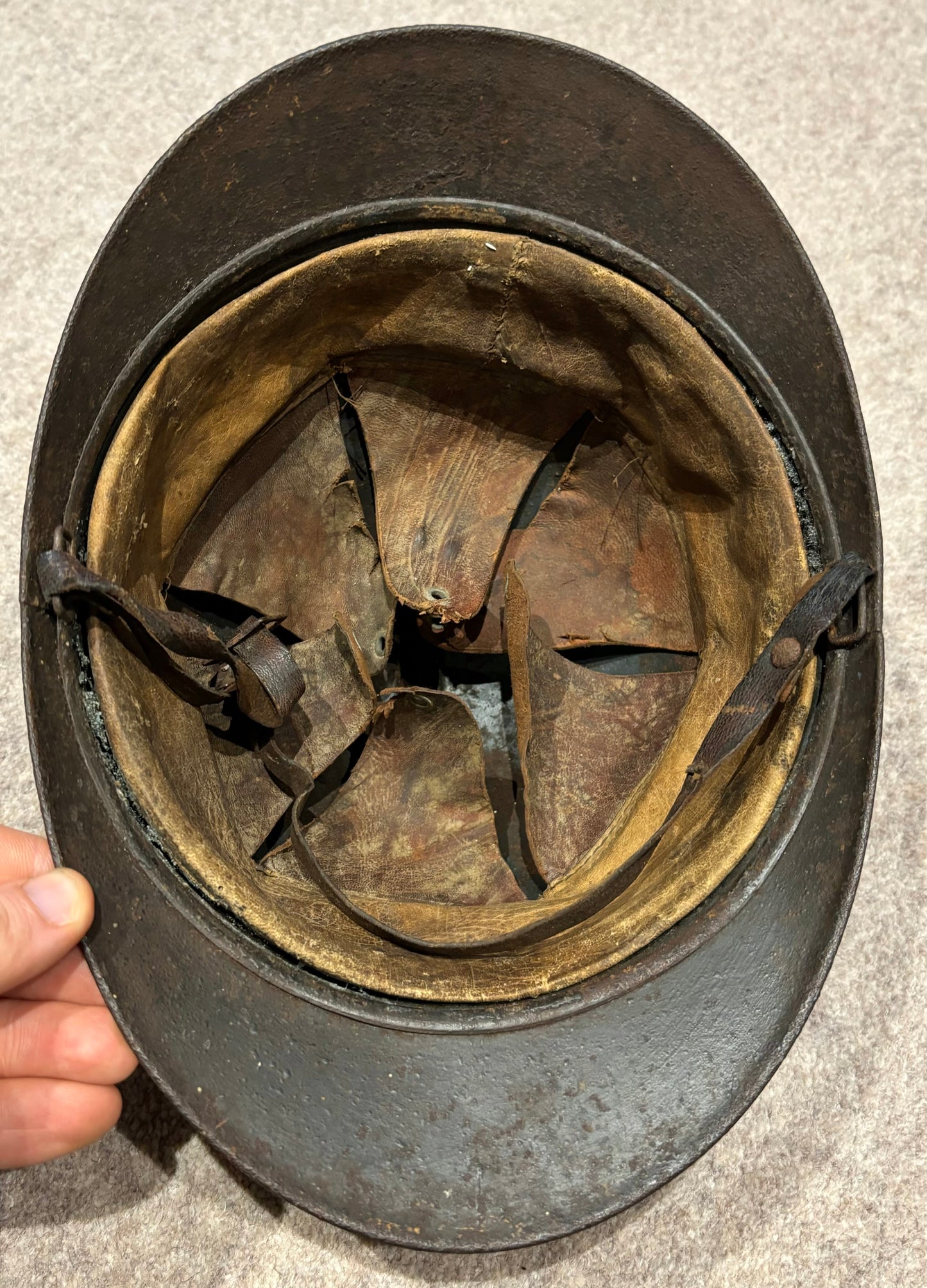 WW1 French Colonial Infantry M15 ‘Adrian’ Helmet