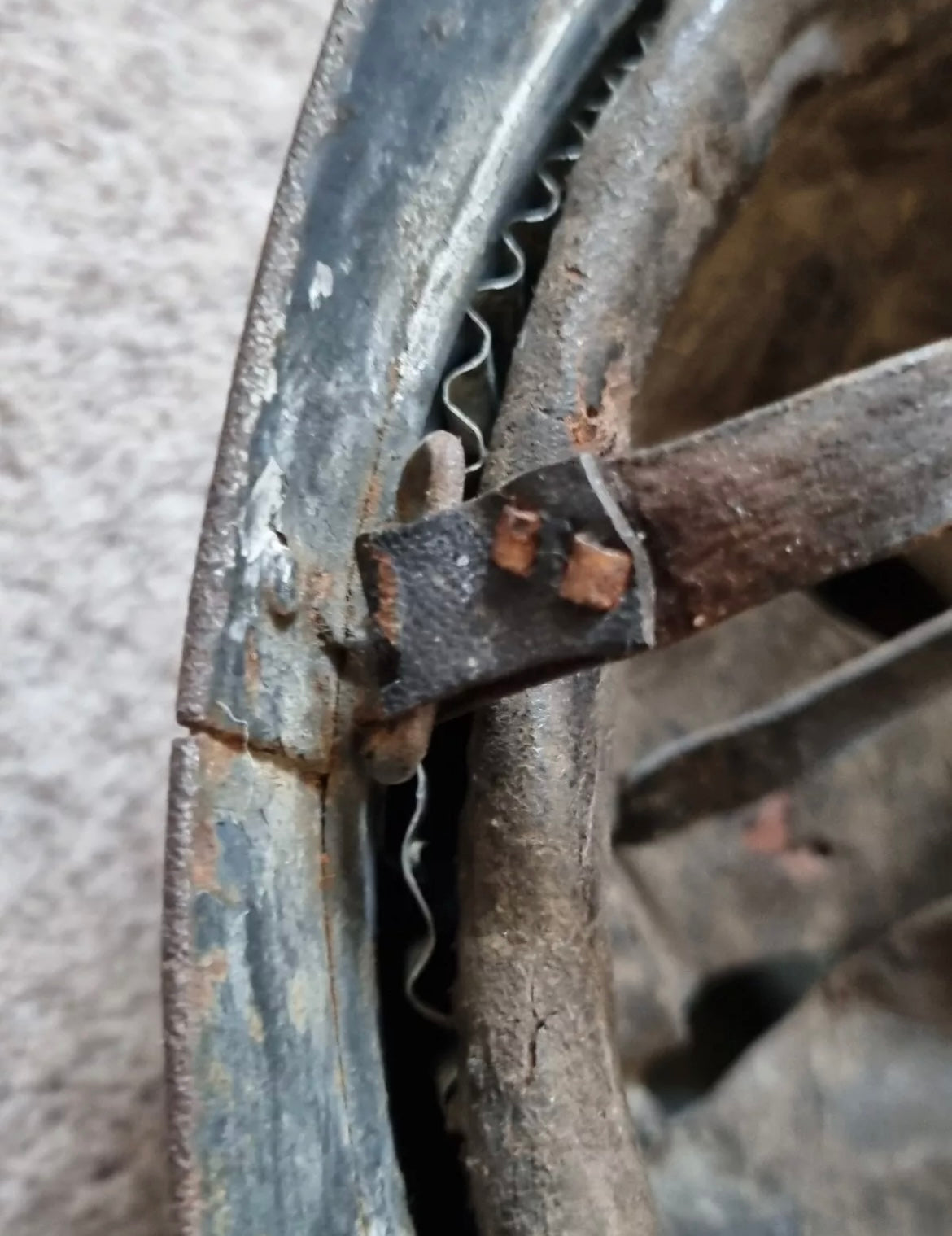 SOLD! WW1 French Infantry M15 Adrian Helmet