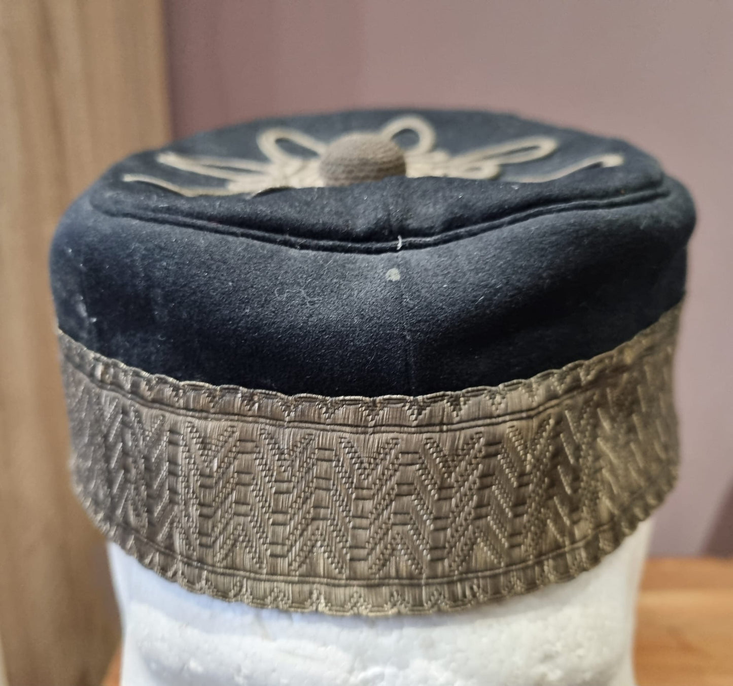 SOLD! Victorian British Army Volunteer Artillery Pill Box Hat, With Chinstrap