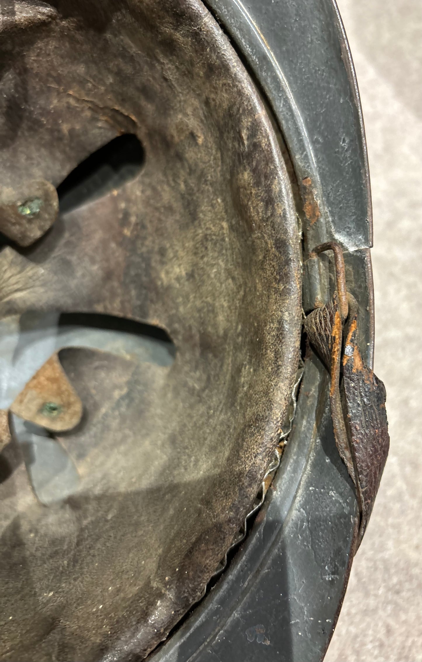 WW1 French Artillery M15 ‘Adrian’ Helmet
