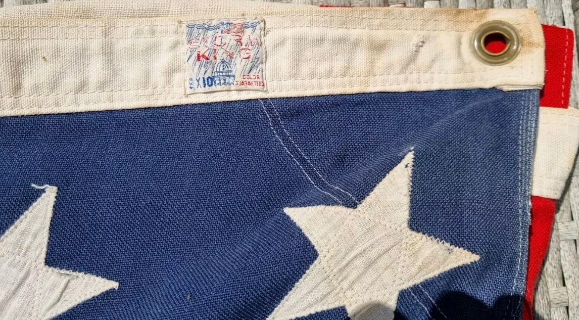 SOLD! 48 Star U.S Flag (1912-1959)- 9'6" x 5'6".