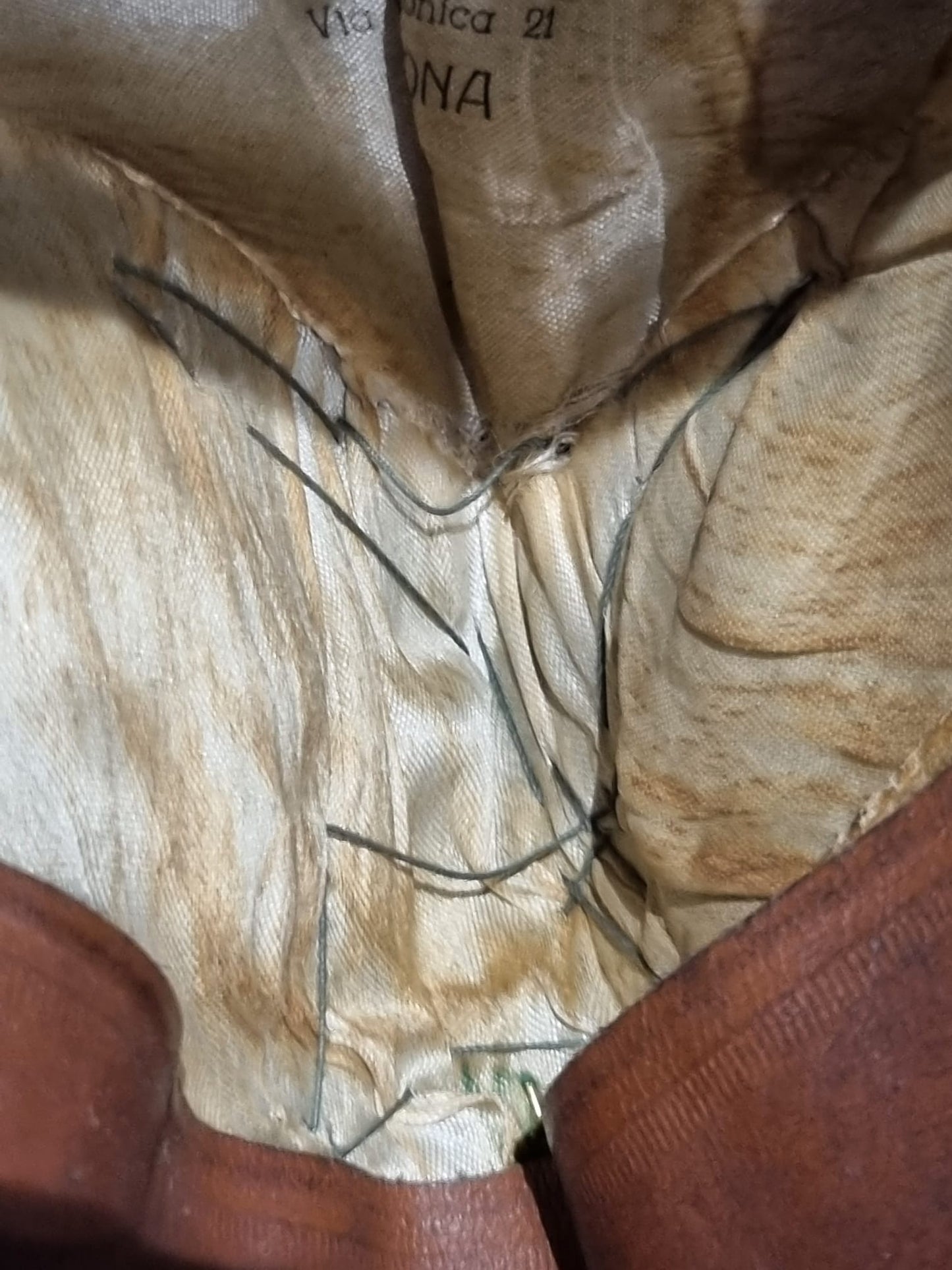 SOLD! WW2 or Earlier Italian Officer’s M34 Alpini Cap to the 6th Alpini Regiment, with Nappina and Partial Feather