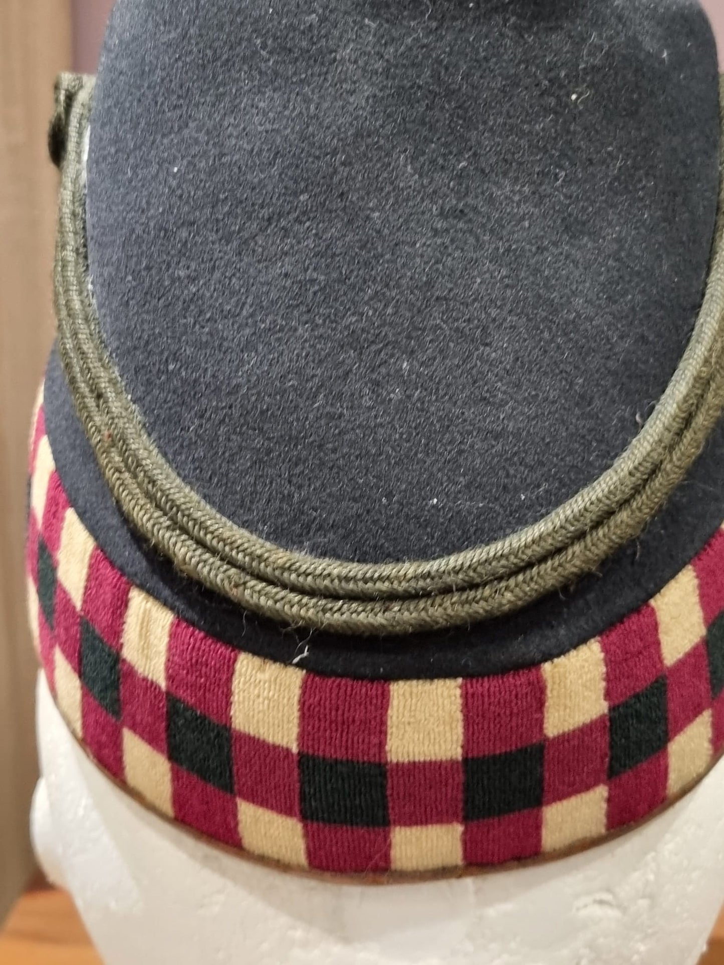 SOLD! Pre WW1 British Highland Light Infantry Officer’s Shako, Dated 1902