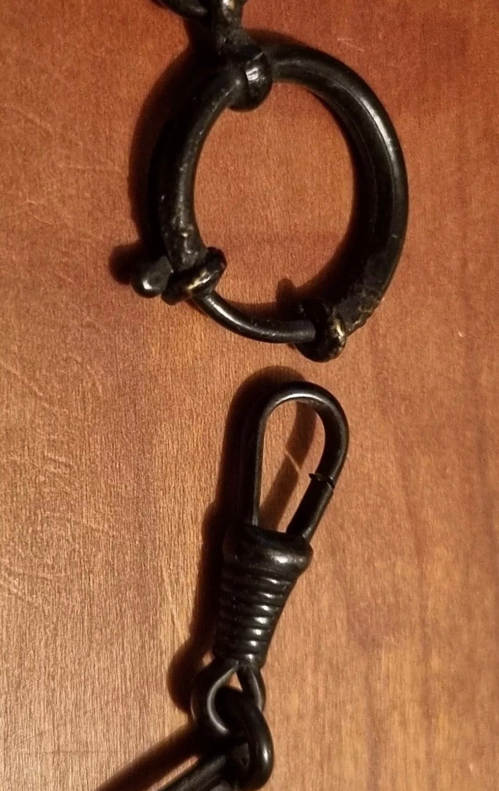 SOLD! WWI Imperial German Iron Watch Chain 'Gold Zur Wehr Eisen Zur Ehr'