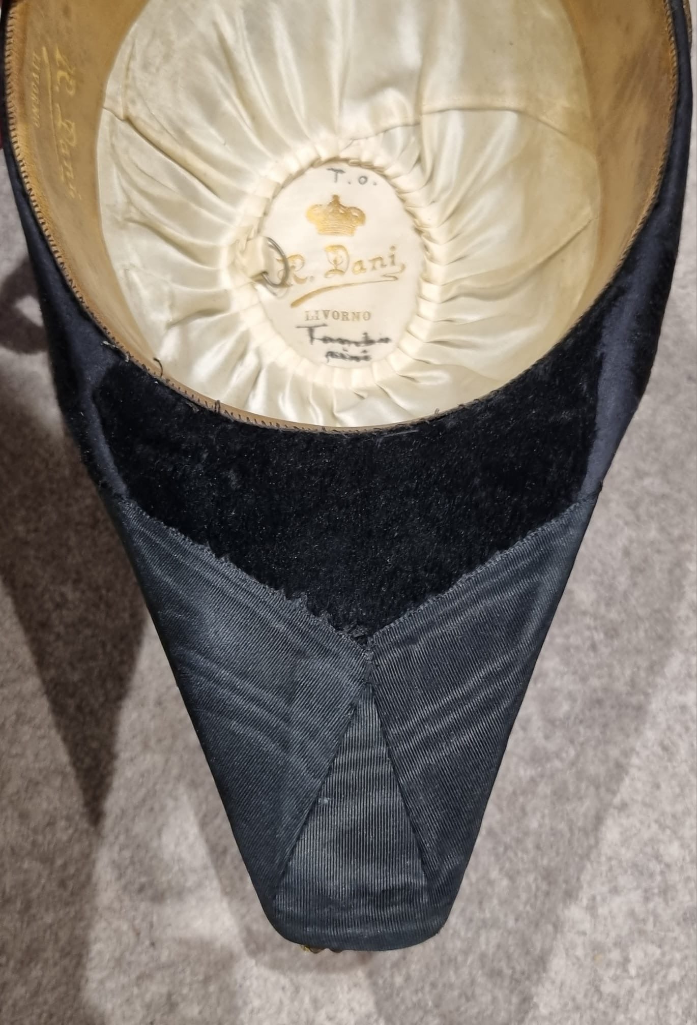 SOLD! Inter War to WW2 Italian Navy Officer’s Bicorne, Regia Marina