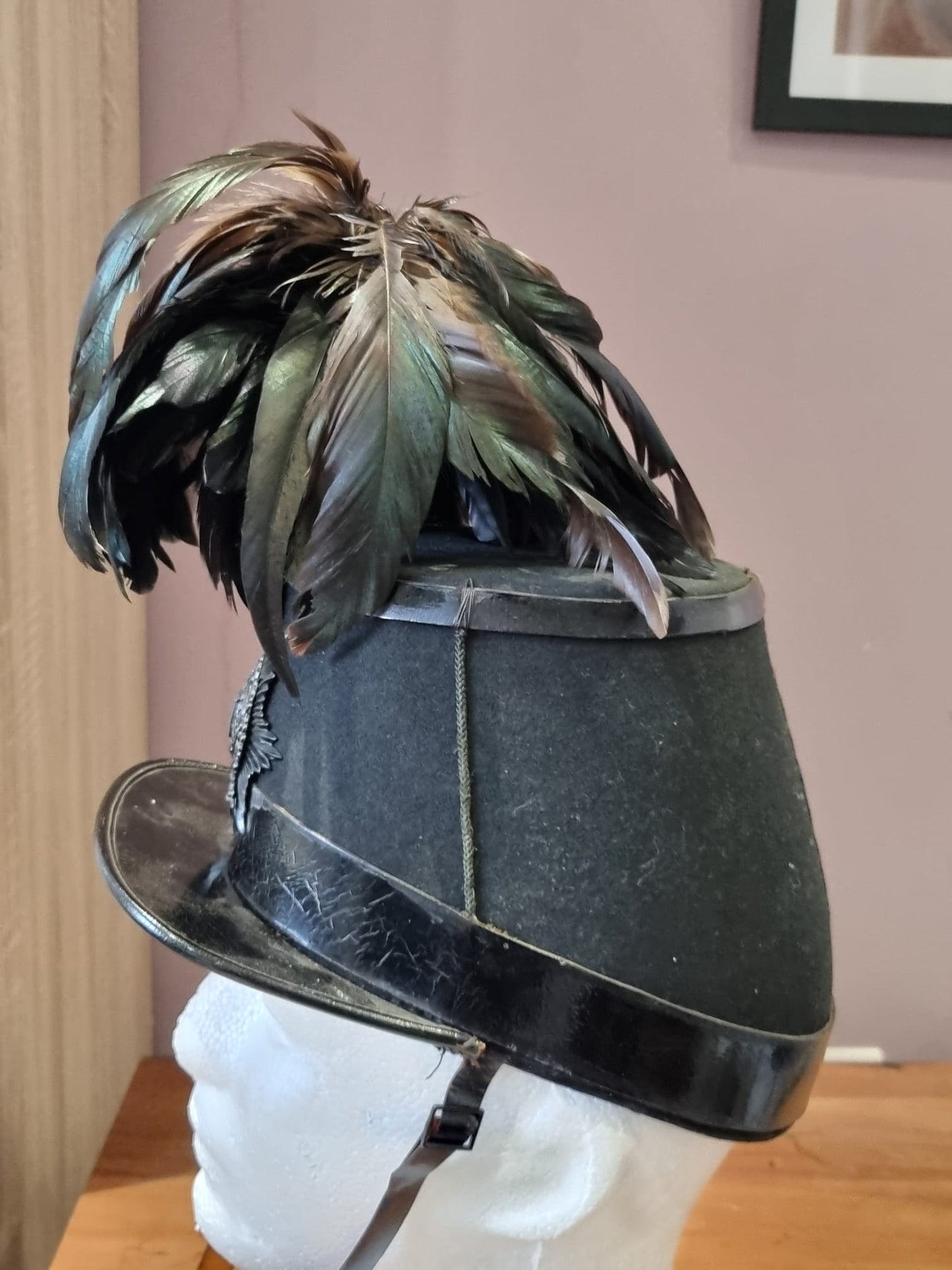 SOLD! Pre WW1 (Edwardian) 5th London Rifle Brigade Shako, With Tin