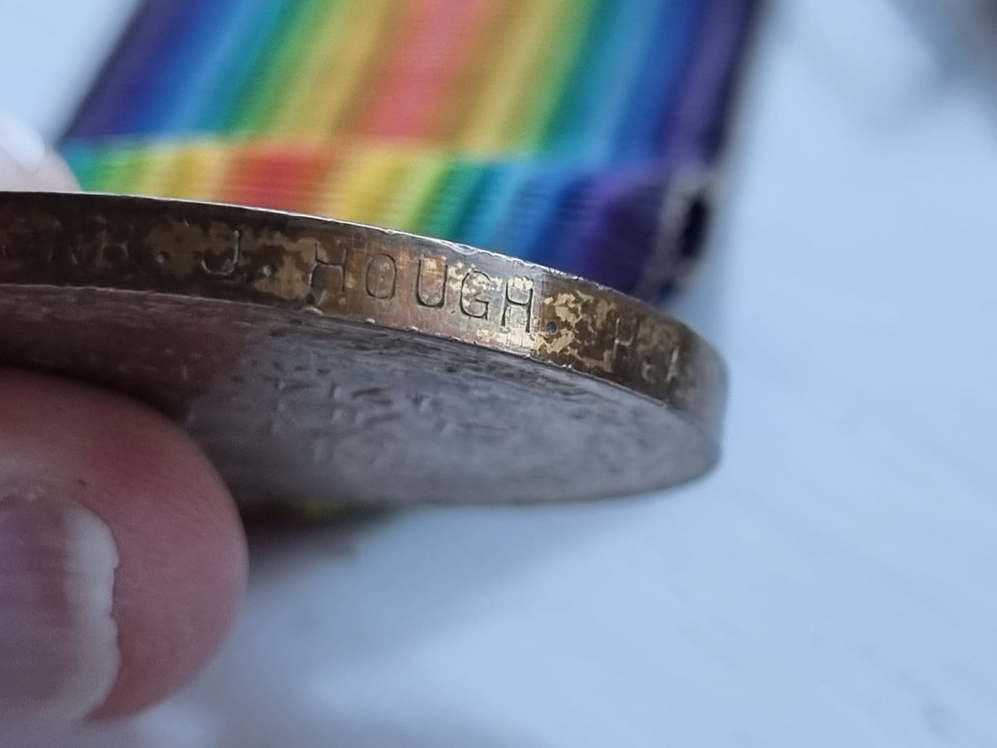 SOLD! WW1 British Medal Set to Gunner/Lance Bombardier James Hough, Royal Field Artillery