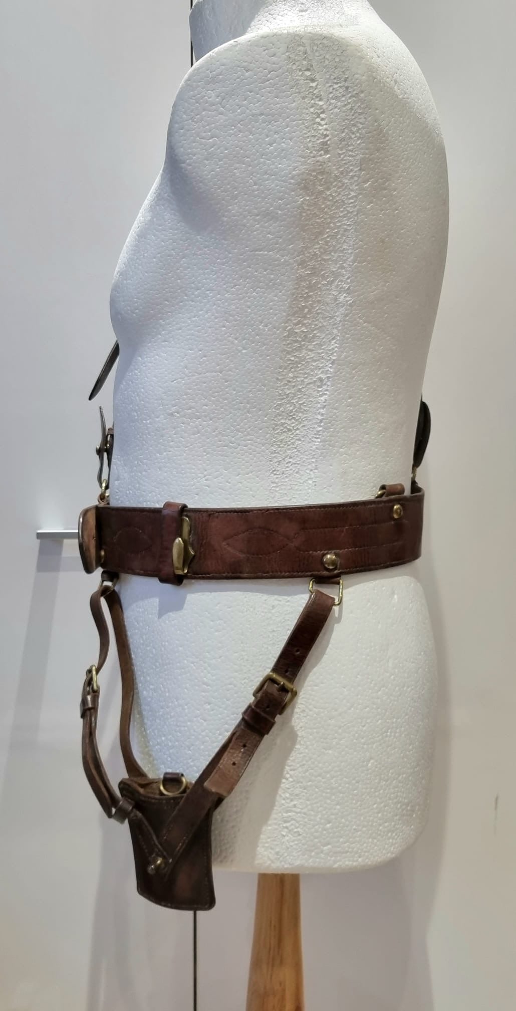 SOLD! WW1 British Officer’s Sam Browne Belt and Sword Frog