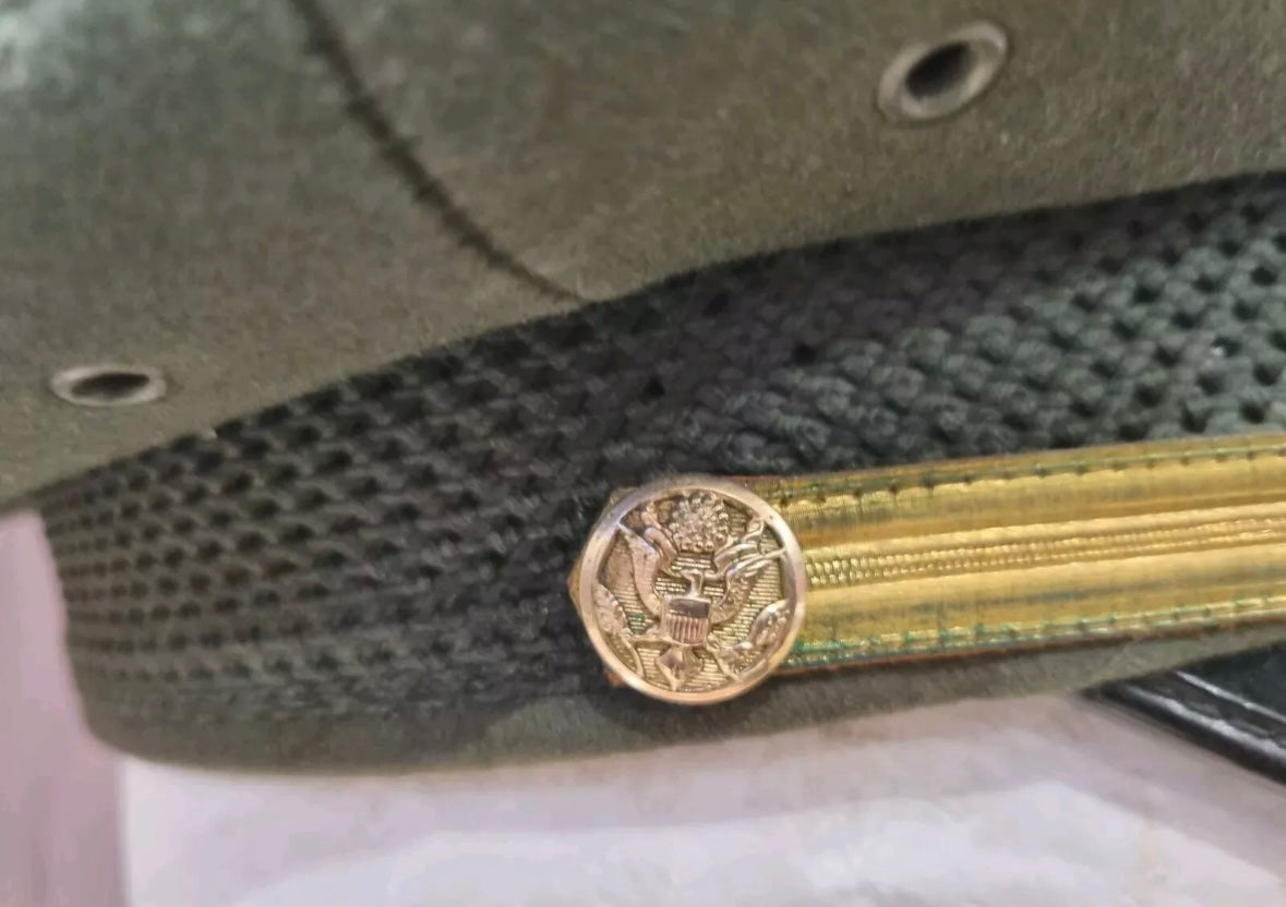 SOLD! Vietnam Era, US Army Officer’s Visor Cap