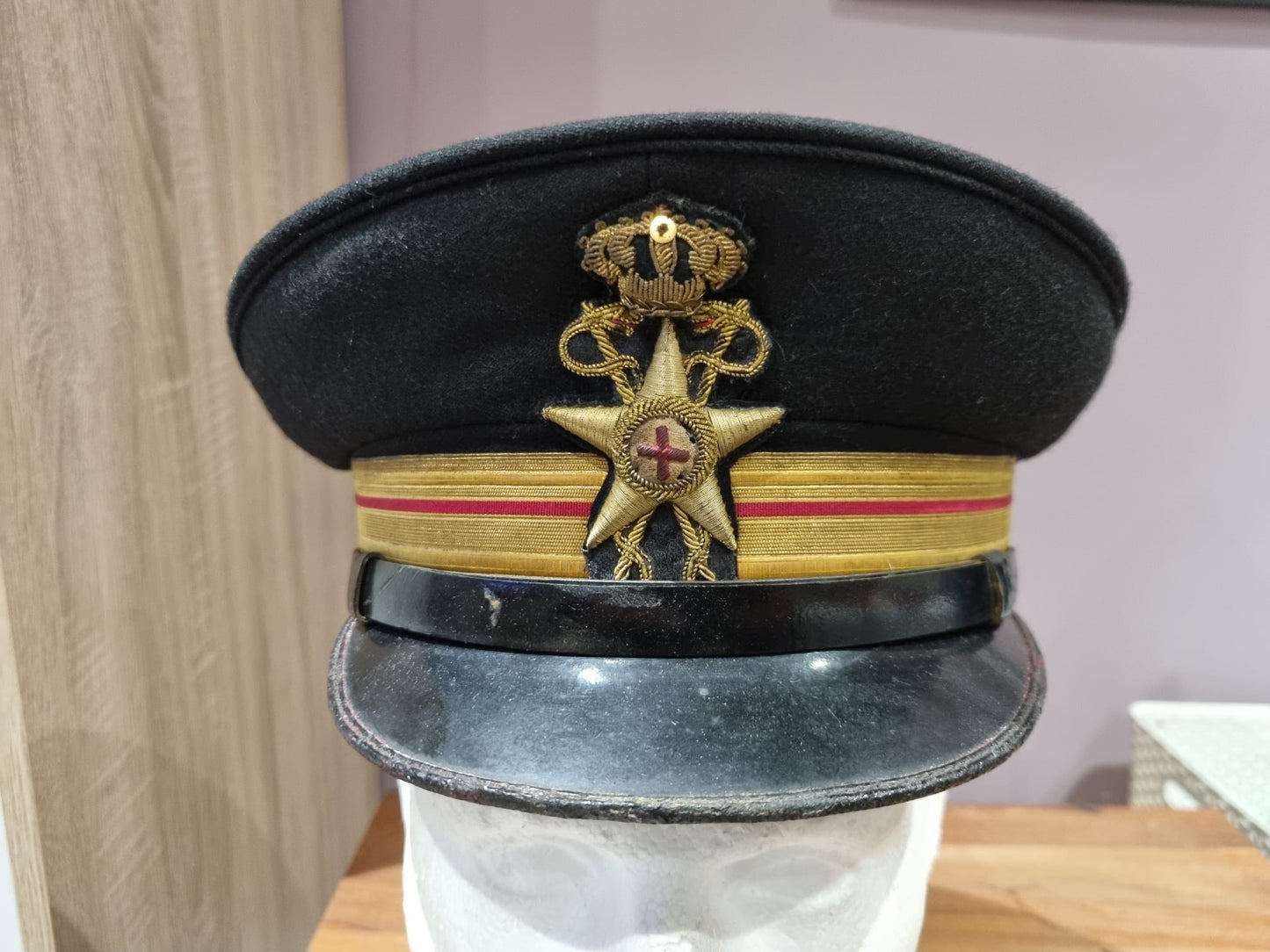 SOLD! WW2 Italian Army Medical Corps Officer’s Visor Cap