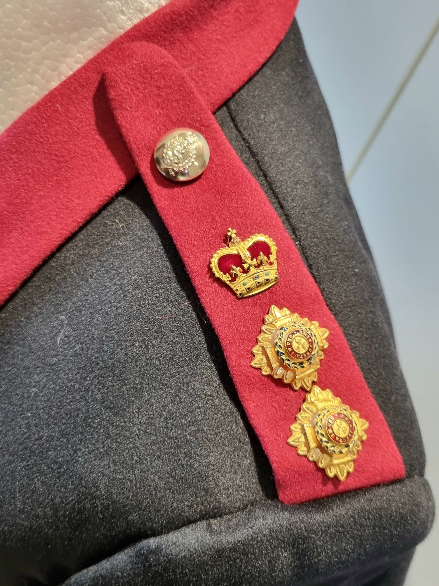 SOLD! 1964 Dated, British Army, Royal Army Medical Corps Colonel’s Mess Dress Jacket and Waistcoat.