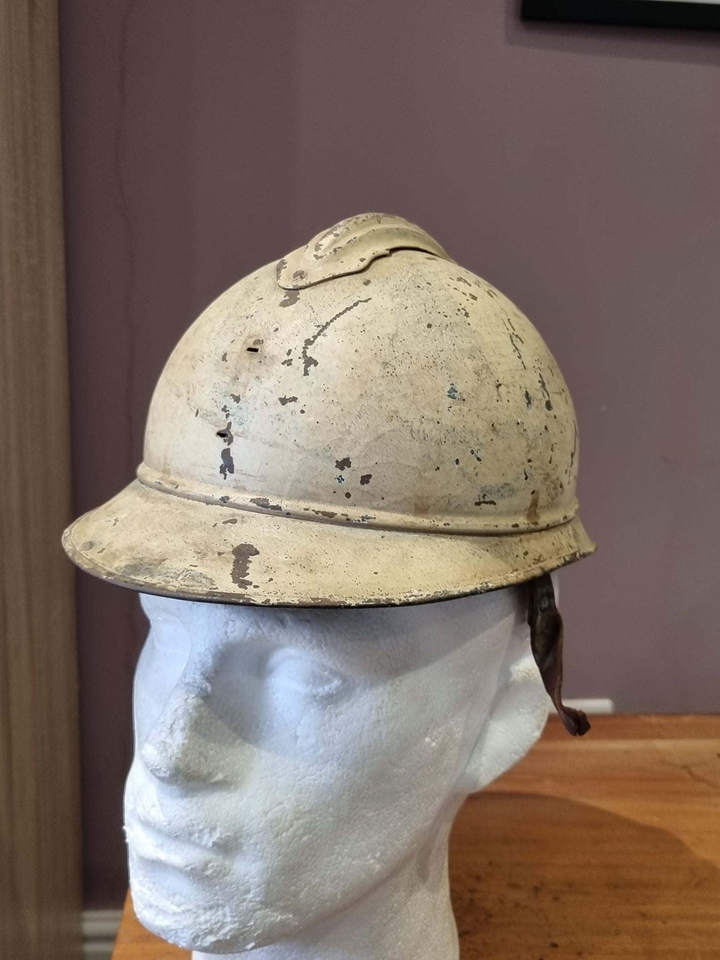 SOLD! WW1 French Red Cross Medic’s M15 ‘Adrian’ Helmet