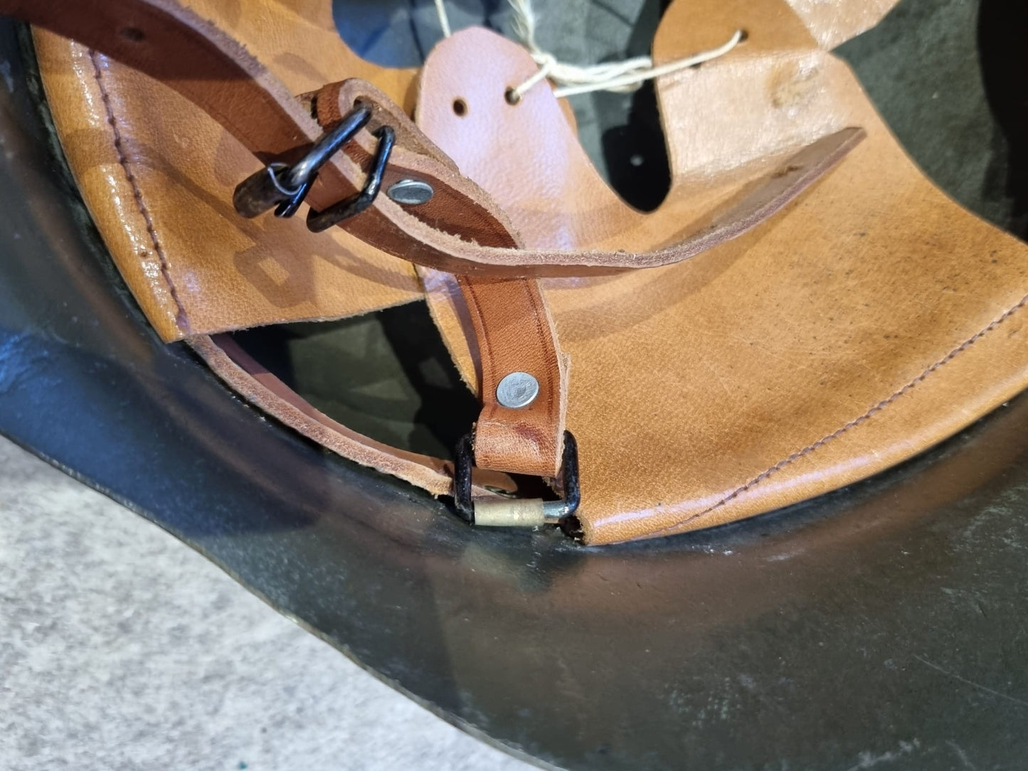 SOLD! WW2 Spanish Armed Police M42 ‘Modelo Z’ Helmet