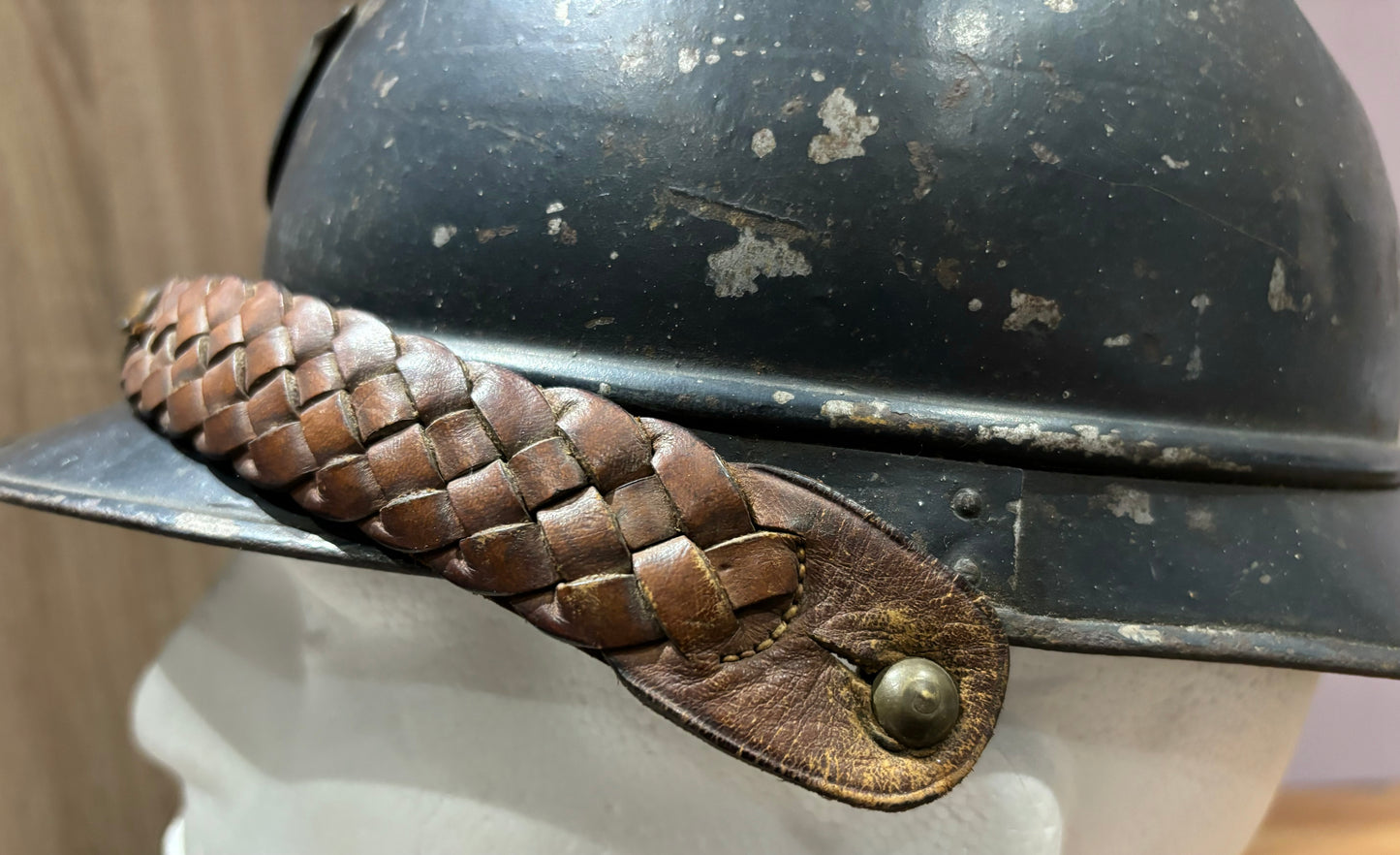 WW1 French Chasseur Officer’s M15 ‘Adrian’ Helmet
