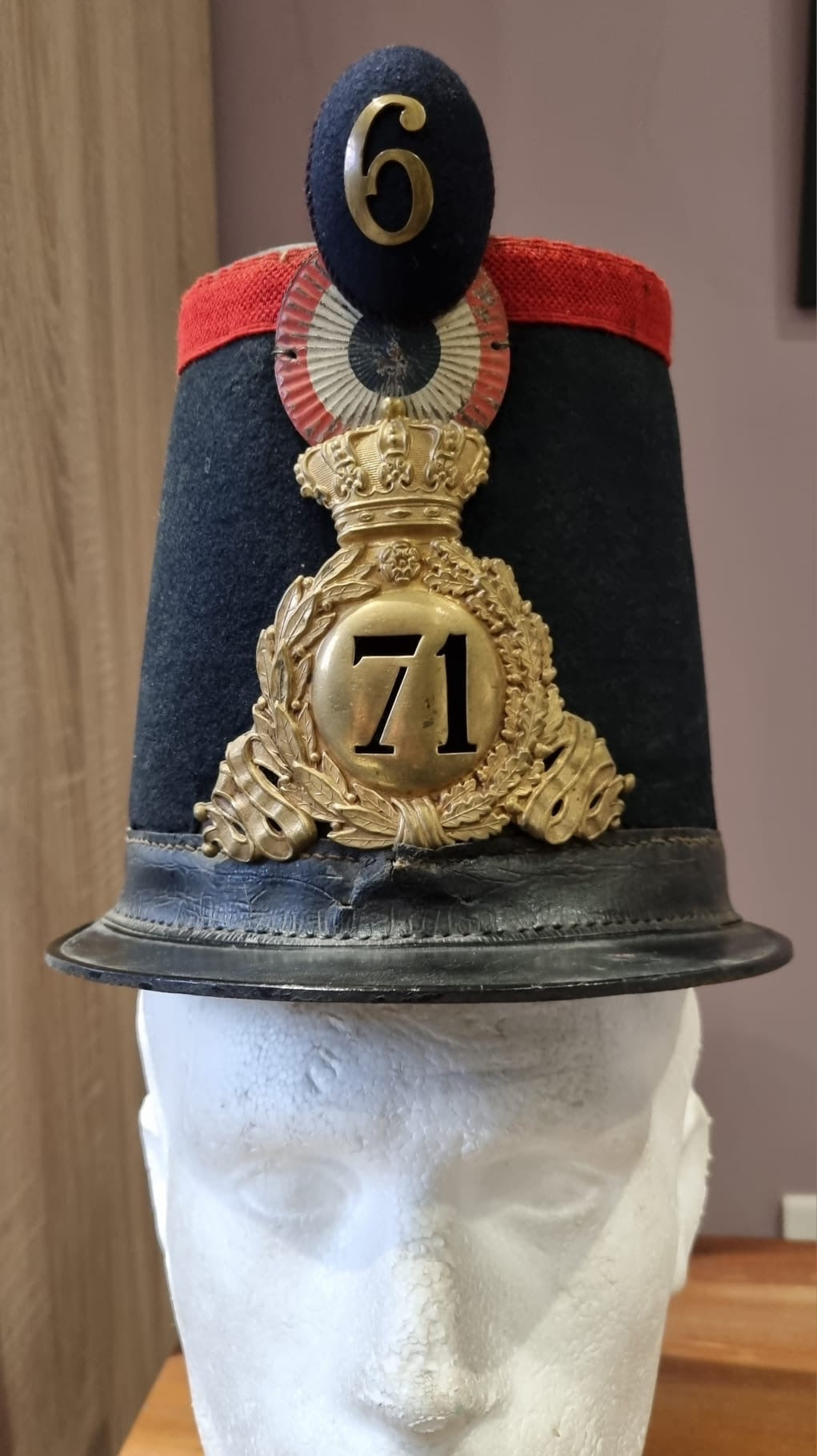 SOLD! July Monarchy M1845 French Army (Line Infantry) Shako