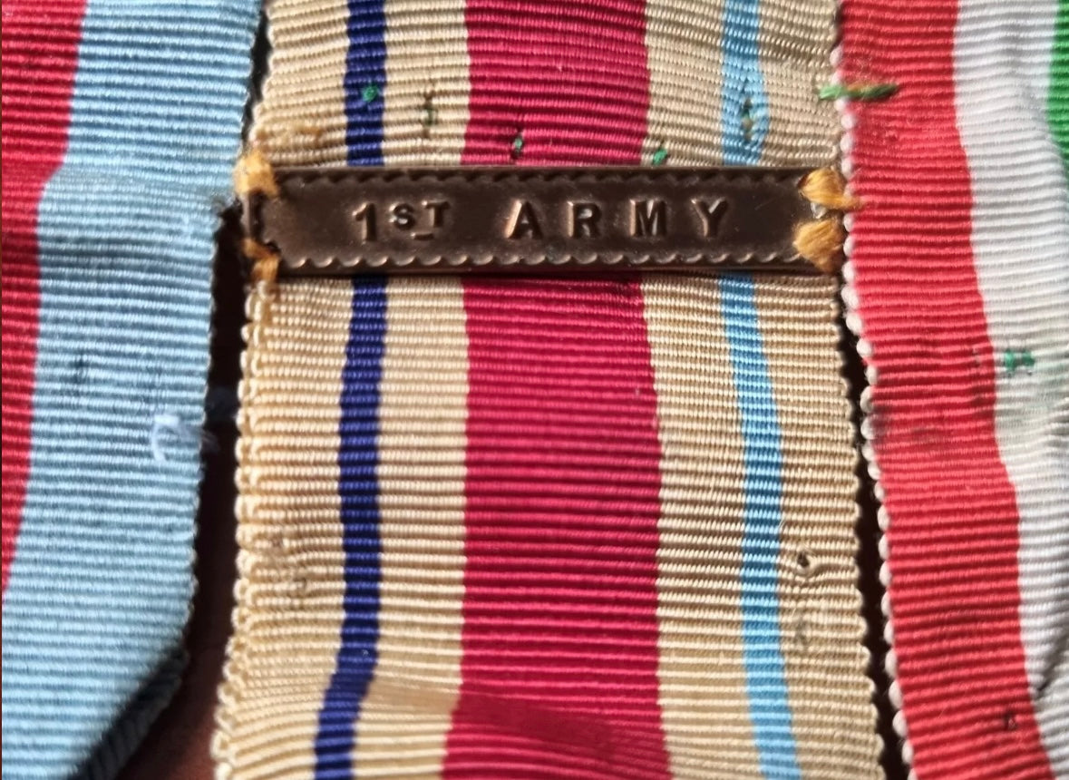 SOLD! WW2 Royal Armoured Corps, North Africa Medal and Ephemera Group to Private William Henry Bartlett (6285992)
