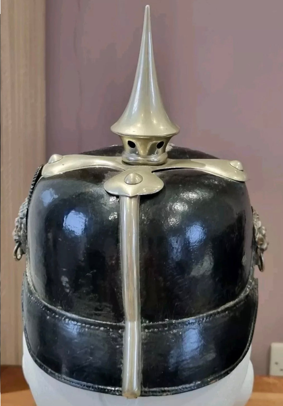 SOLD! Restored WW1 Imperial German (Bavarian) Police Pickelhaube