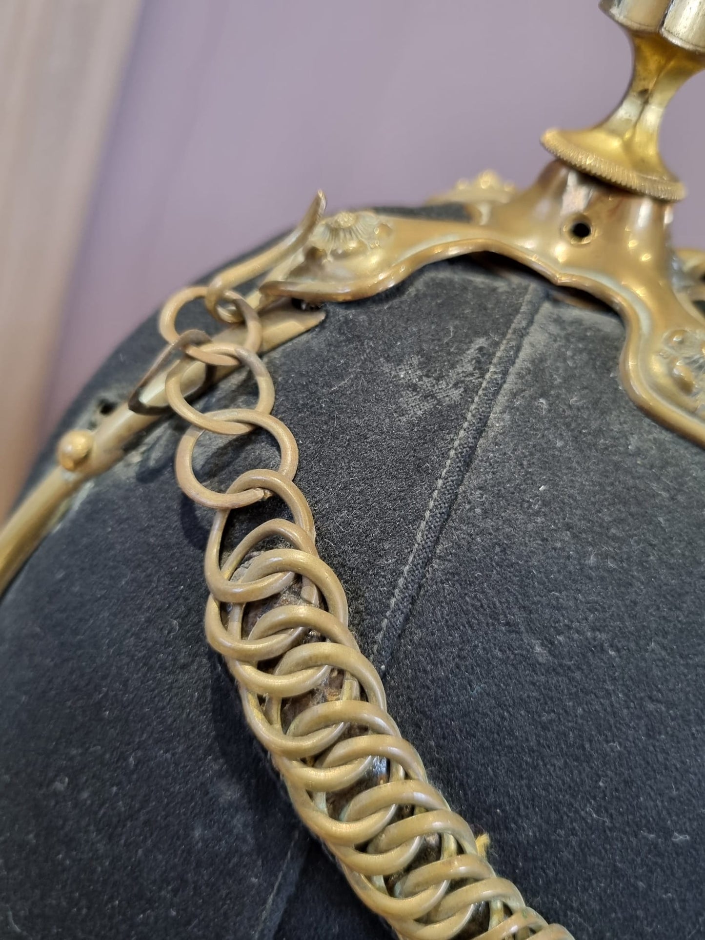 SOLD! Victorian Norfolk Regiment Officer's Home Service Helmet