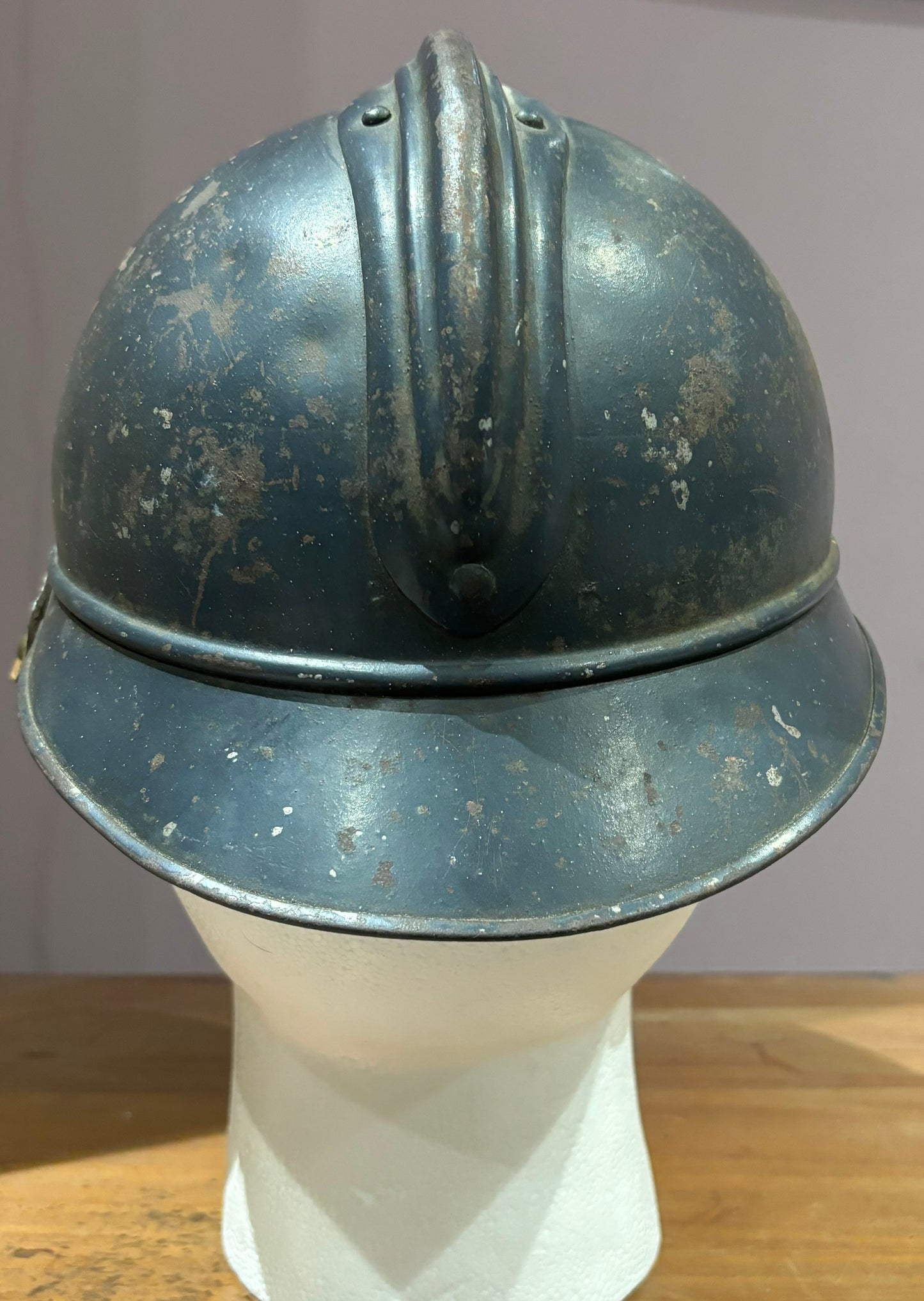 WW1 French Chasseur Officer’s M15 ‘Adrian’ Helmet