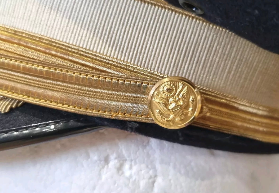 SOLD! 1950-60s US Army Infantry Officer’s Dress Visor Cap