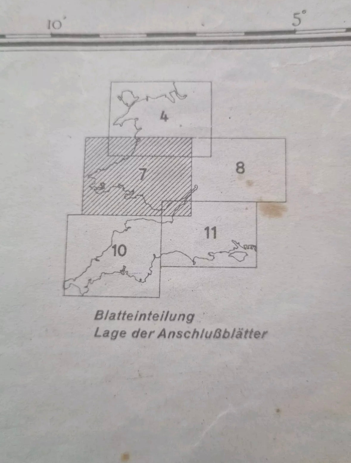 SOLD! WW2 German Operation Sealion Map of South Wales (Folder 7)