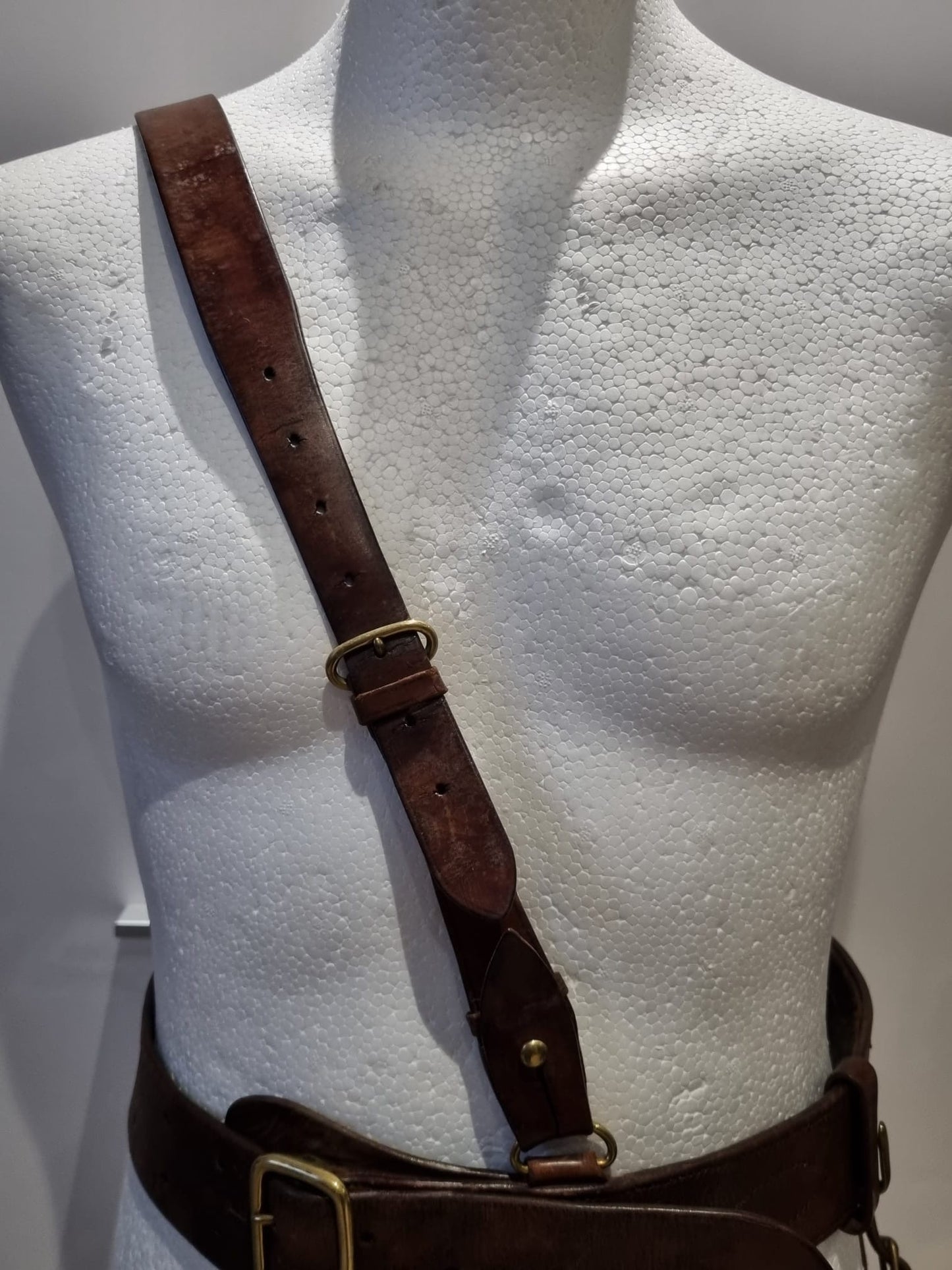SOLD! WW1 British Officer’s Sam Browne Belt and Sword Frog