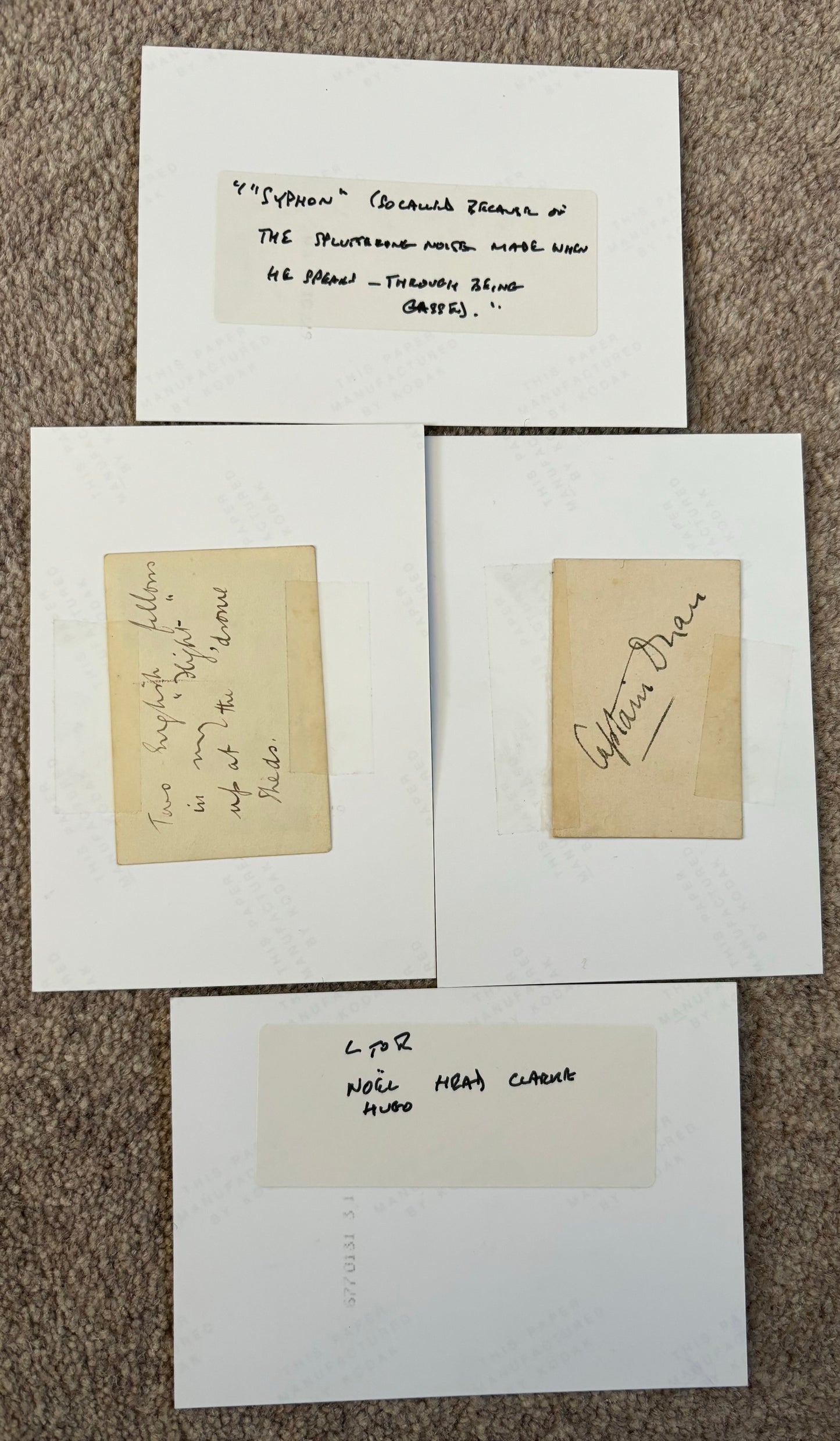 SOLD! Historically significant RFC Logbook Group to South African Pilot, Lieutenant John Arnold Spilhaus (KIA), 70 Squadron