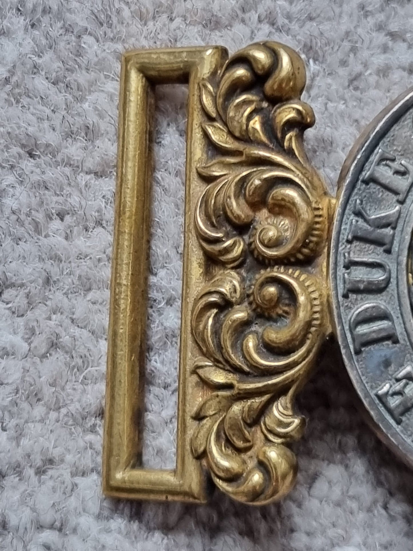 SOLD! Rare Victorian Duke Of Cambridge's Own Middlesex Regiment Belt Buckle
