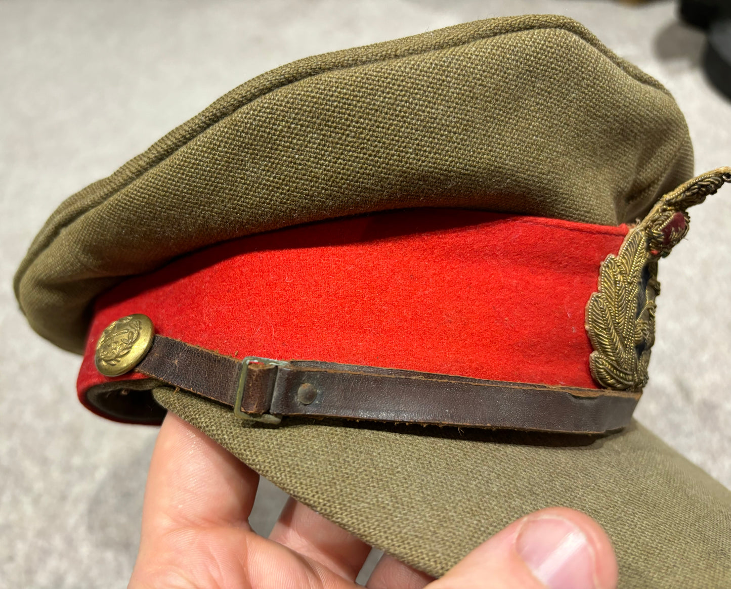 Interwar to WW2 British Army General’s Visor Cap