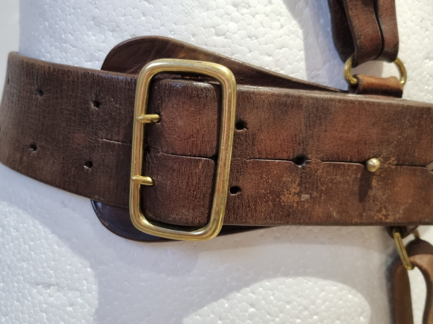 SOLD! WW1 British Officer’s Sam Browne Belt and Sword Frog