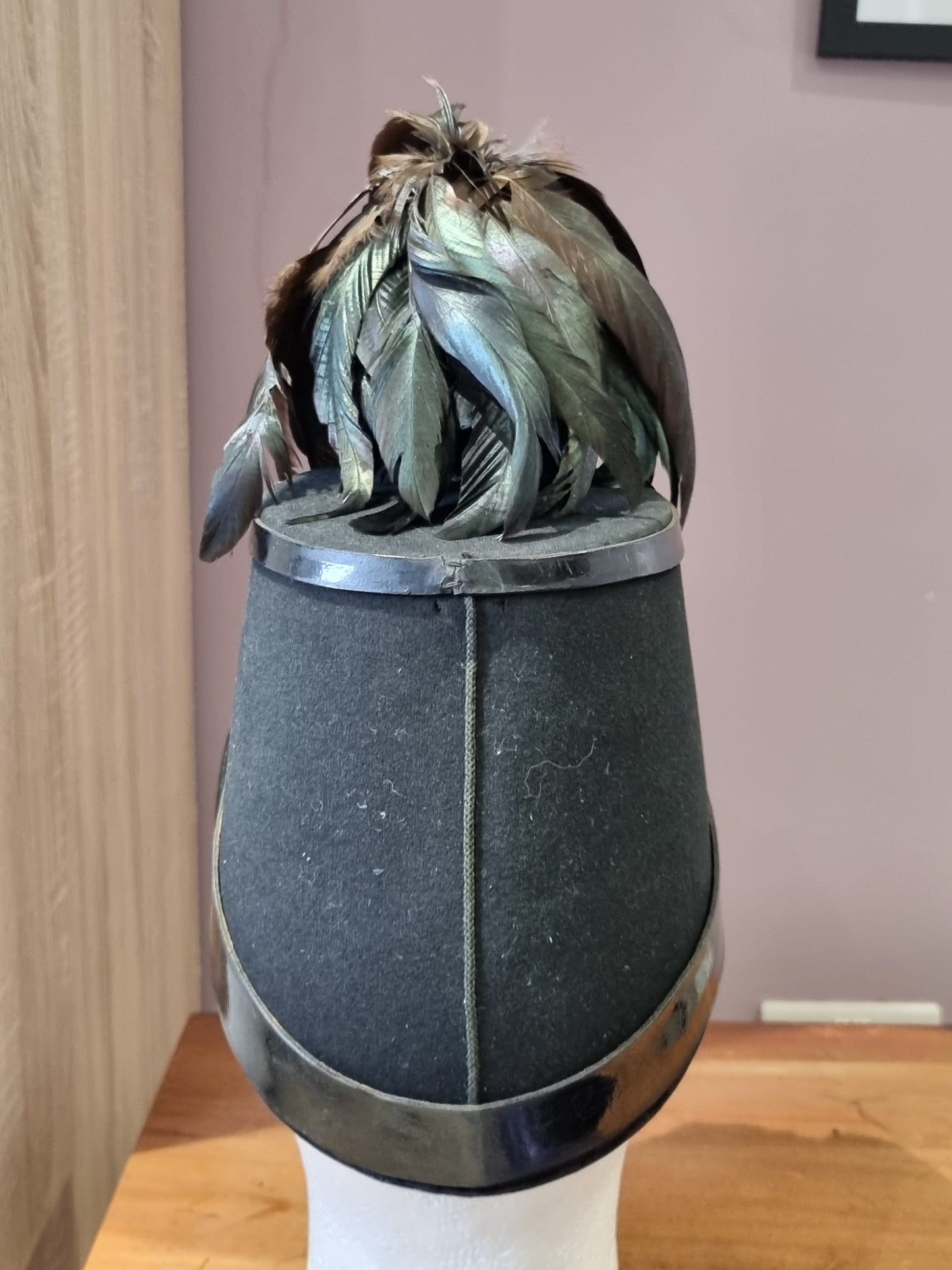 SOLD! Pre WW1 (Edwardian) 5th London Rifle Brigade Shako, With Tin