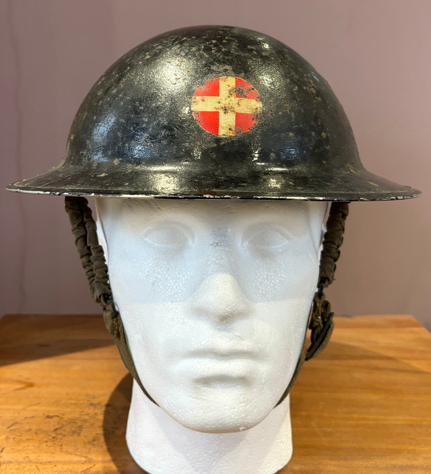 WW2 British Home Front Medical Services MK2 ‘Brodie’ Helmet