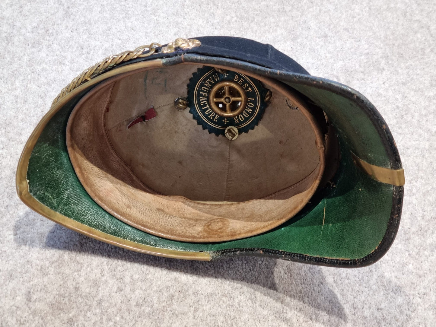SOLD! Victorian Norfolk Regiment Officer's Home Service Helmet