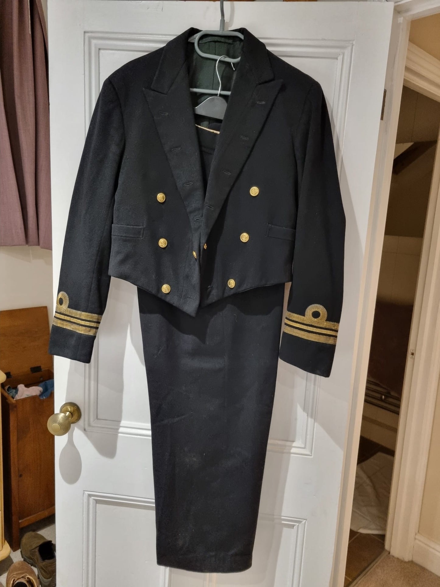 SOLD! 1952 Dated, Royal Navy Lieutenant Commander’s Mess Dress Jacket and Trousers