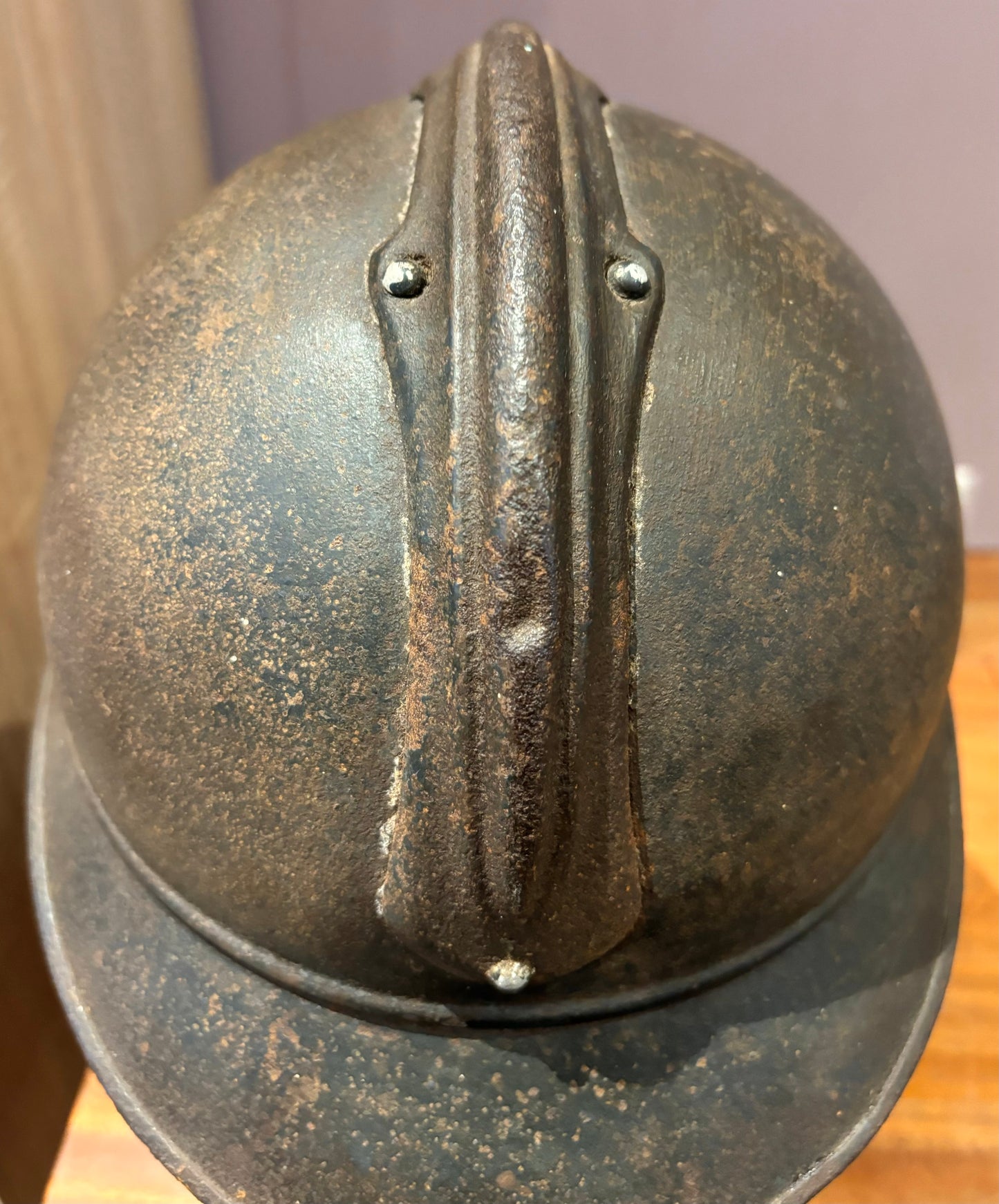WW1 French Colonial Infantry M15 ‘Adrian’ Helmet
