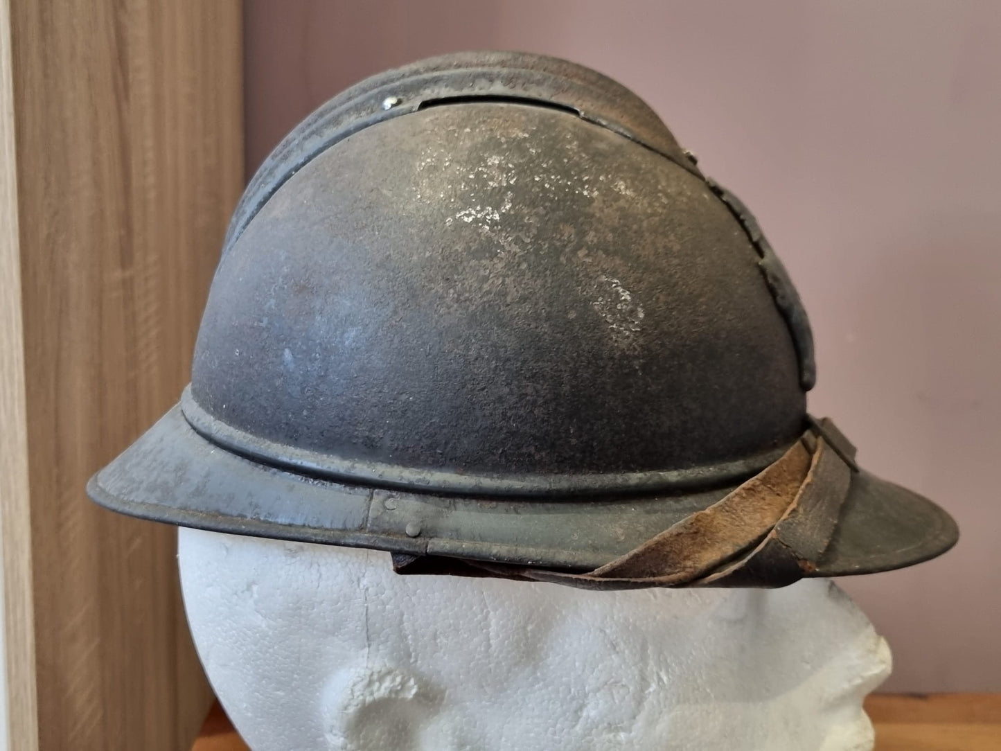 SOLD! WW1 French Engineers M15 ‘Adrian’ Helmet- Named