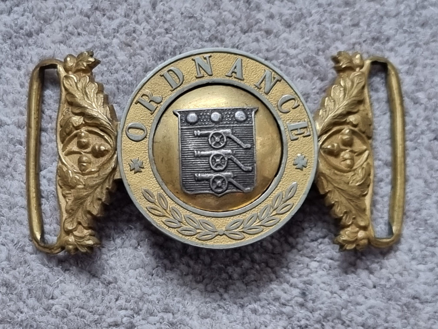 SOLD! Rare Mid-19th Century, British Army Ordnance Corps Belt Buckle
