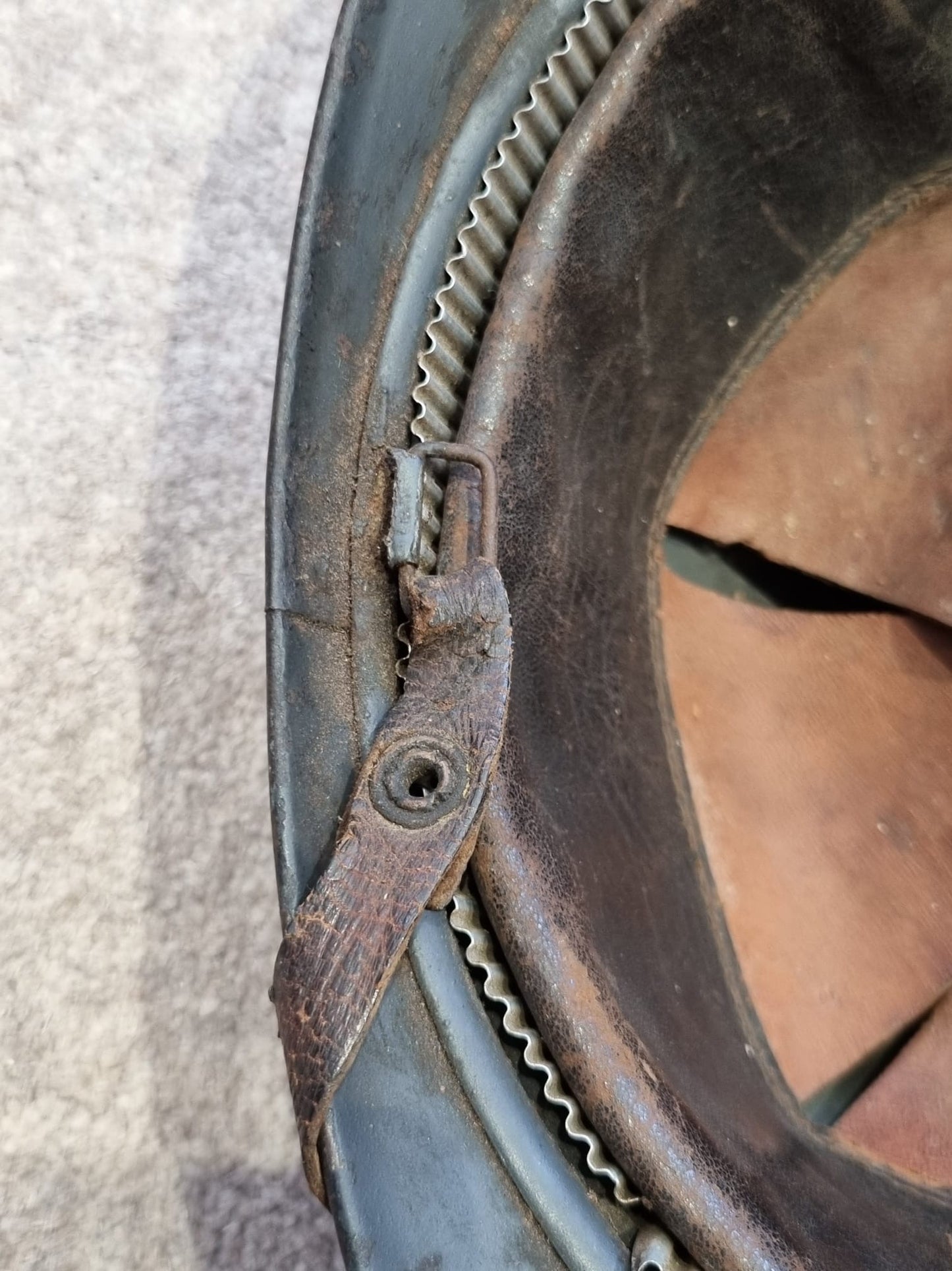 SOLD! WW1 French Engineers M15 ‘Adrian’ Helmet- Named
