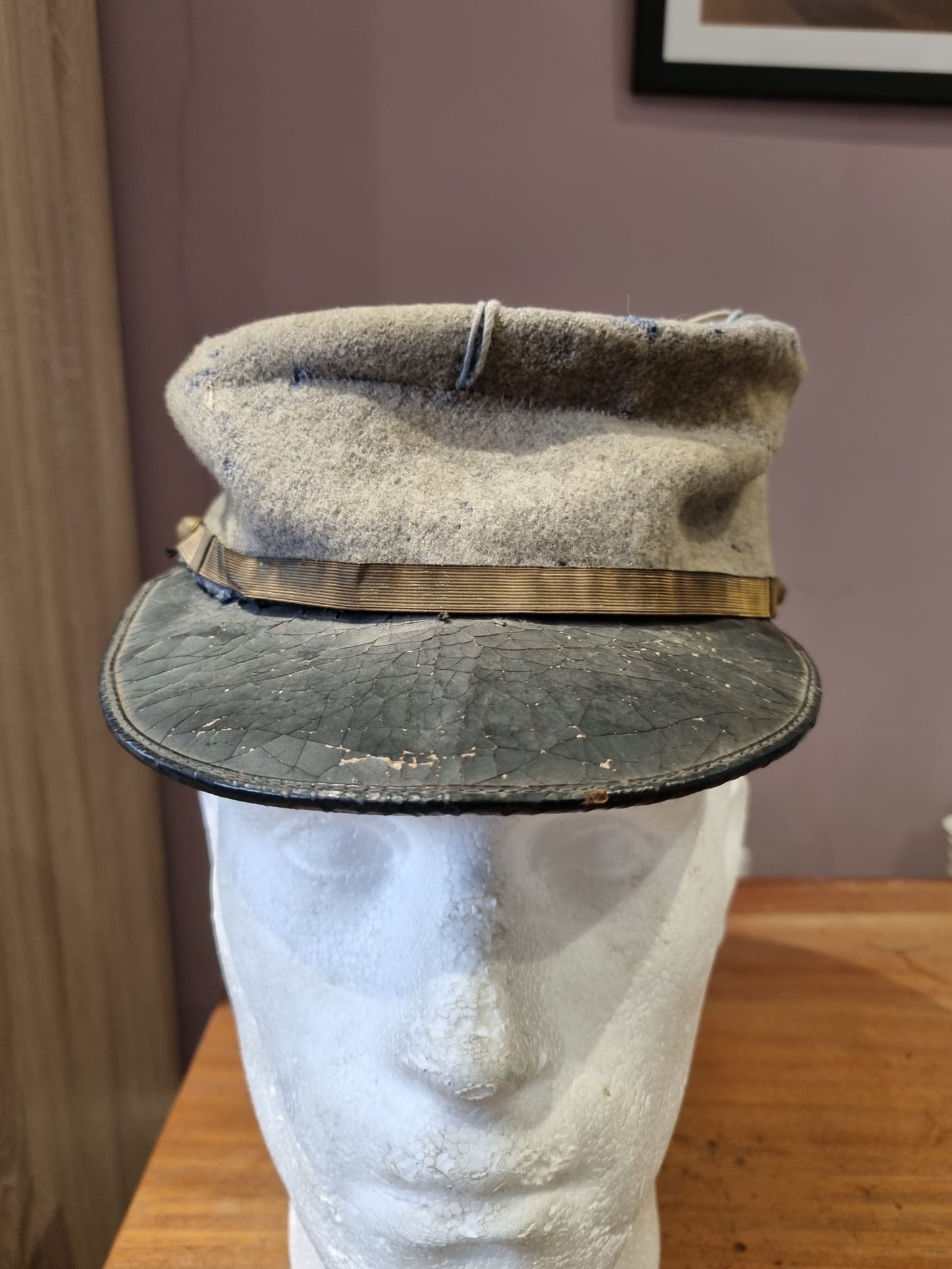 SOLD! WW1 French Infantry Officer’s Faded Horizon Blue Kepi