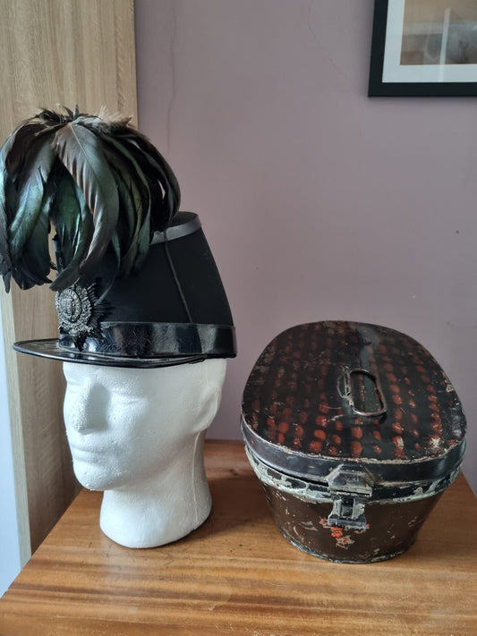 SOLD! Pre WW1 (Edwardian) 5th London Rifle Brigade Shako, With Tin