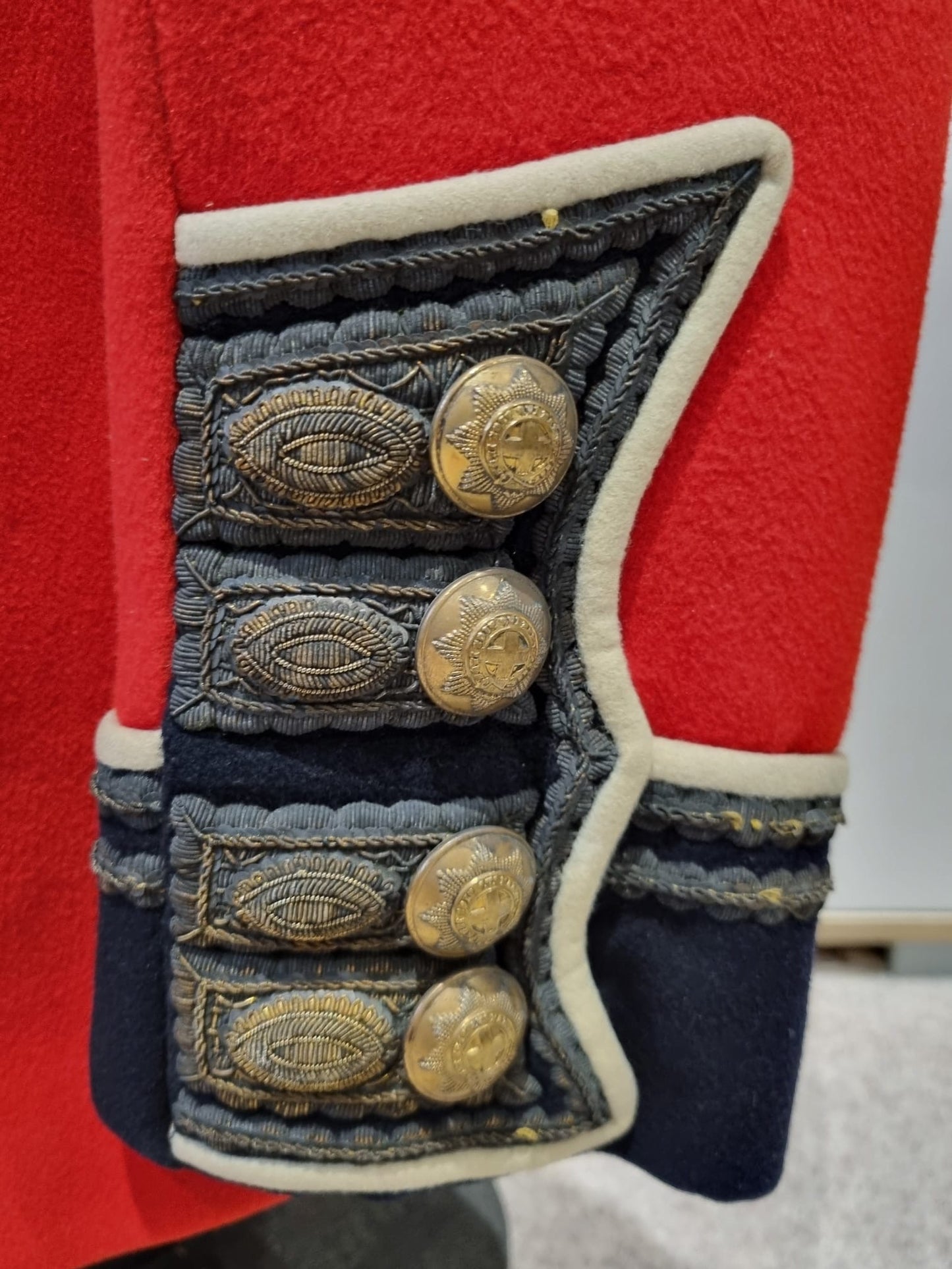 SOLD! WW1 Era Coldstream Guards Officers Scarlet Tunic
