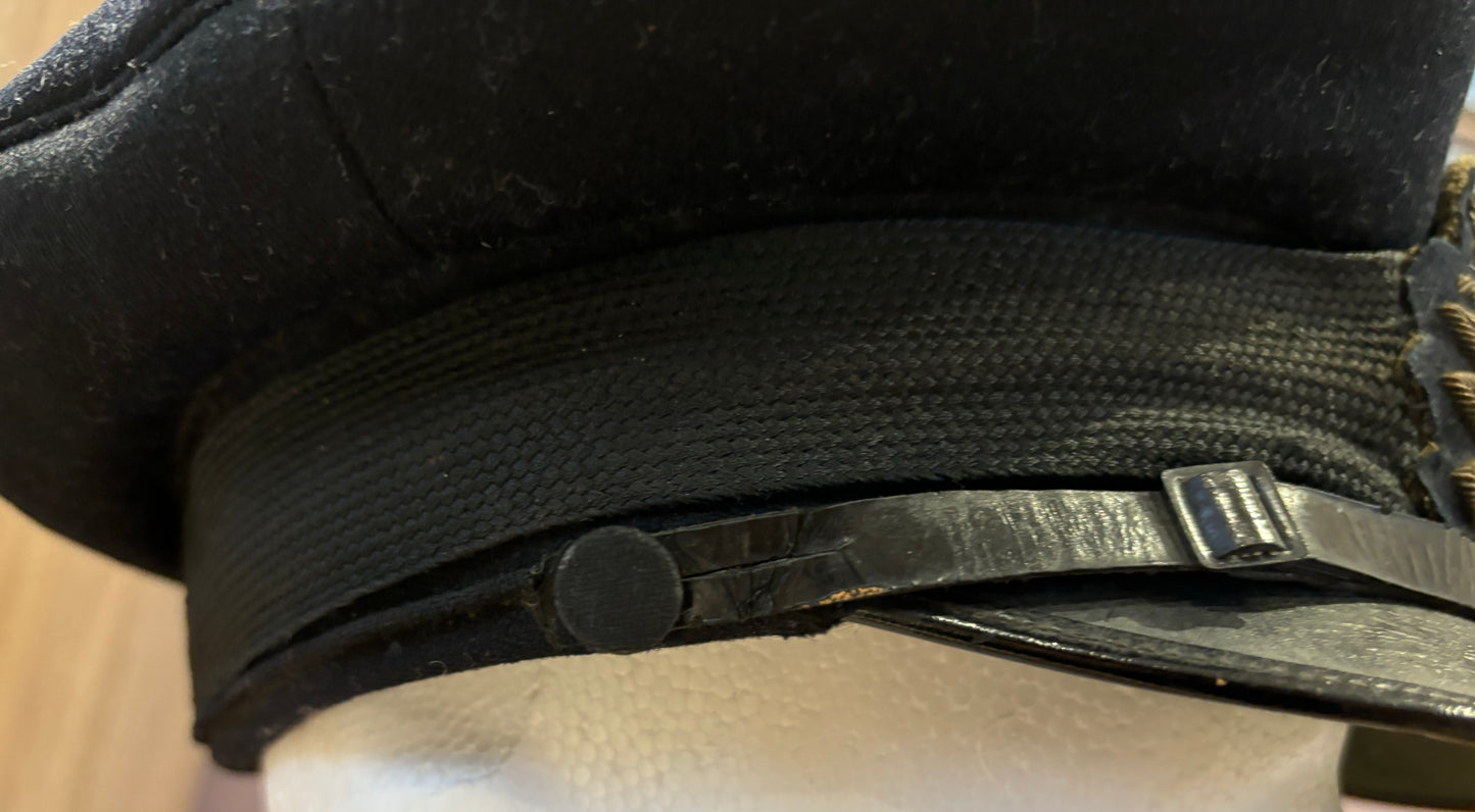 SOLD! WW1 Royal Navy Officer’s Visor Cap with Cover