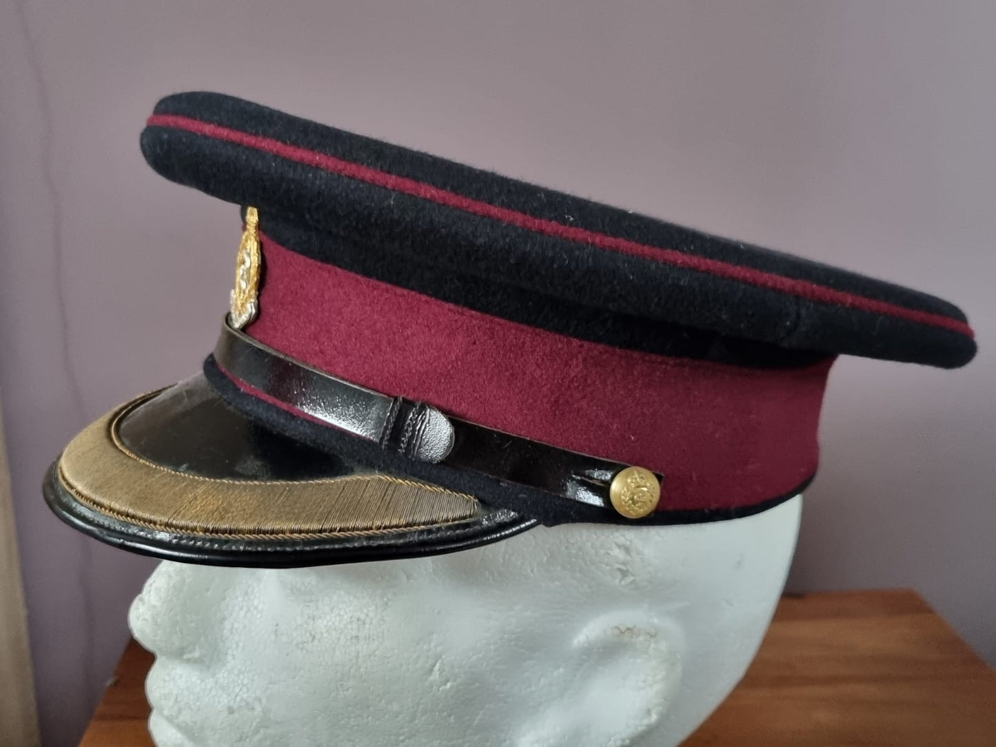 SOLD! Inter War- Early WW2 British Staff Officer’s Royal Army Medical Corps Visor Cap