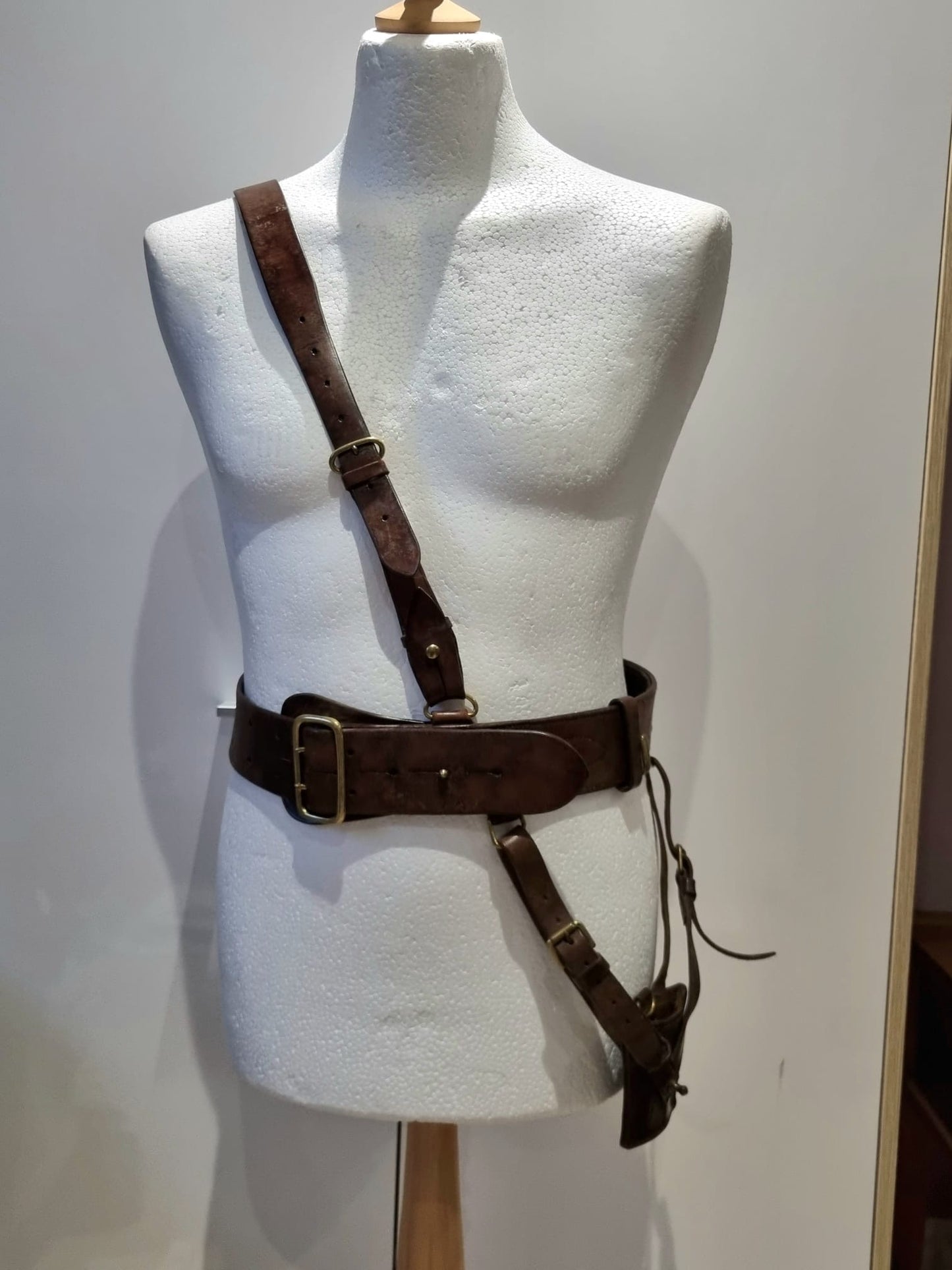SOLD! WW1 British Officer’s Sam Browne Belt and Sword Frog