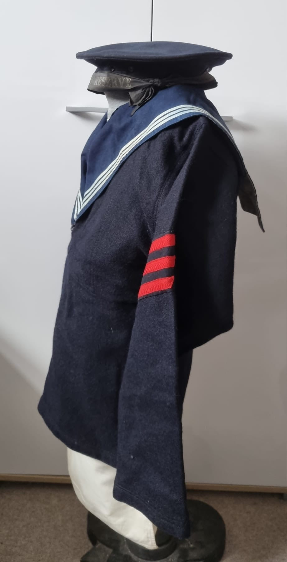 WW2 Era Royal Fleet Reserve Sailors Full Uniform & Ratings Cap
