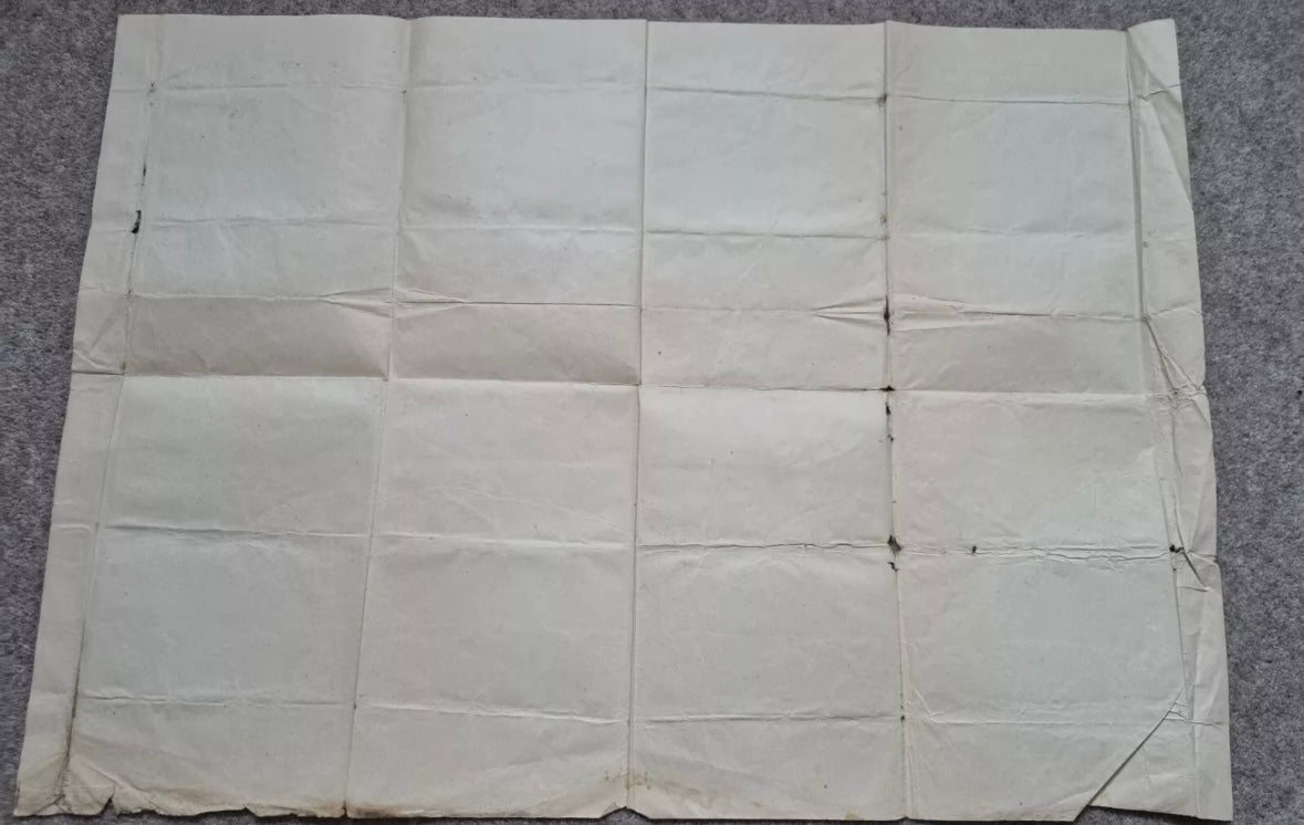 SOLD! WW1 German 6th Army Trench Map - Merville Area 3rd March 1918